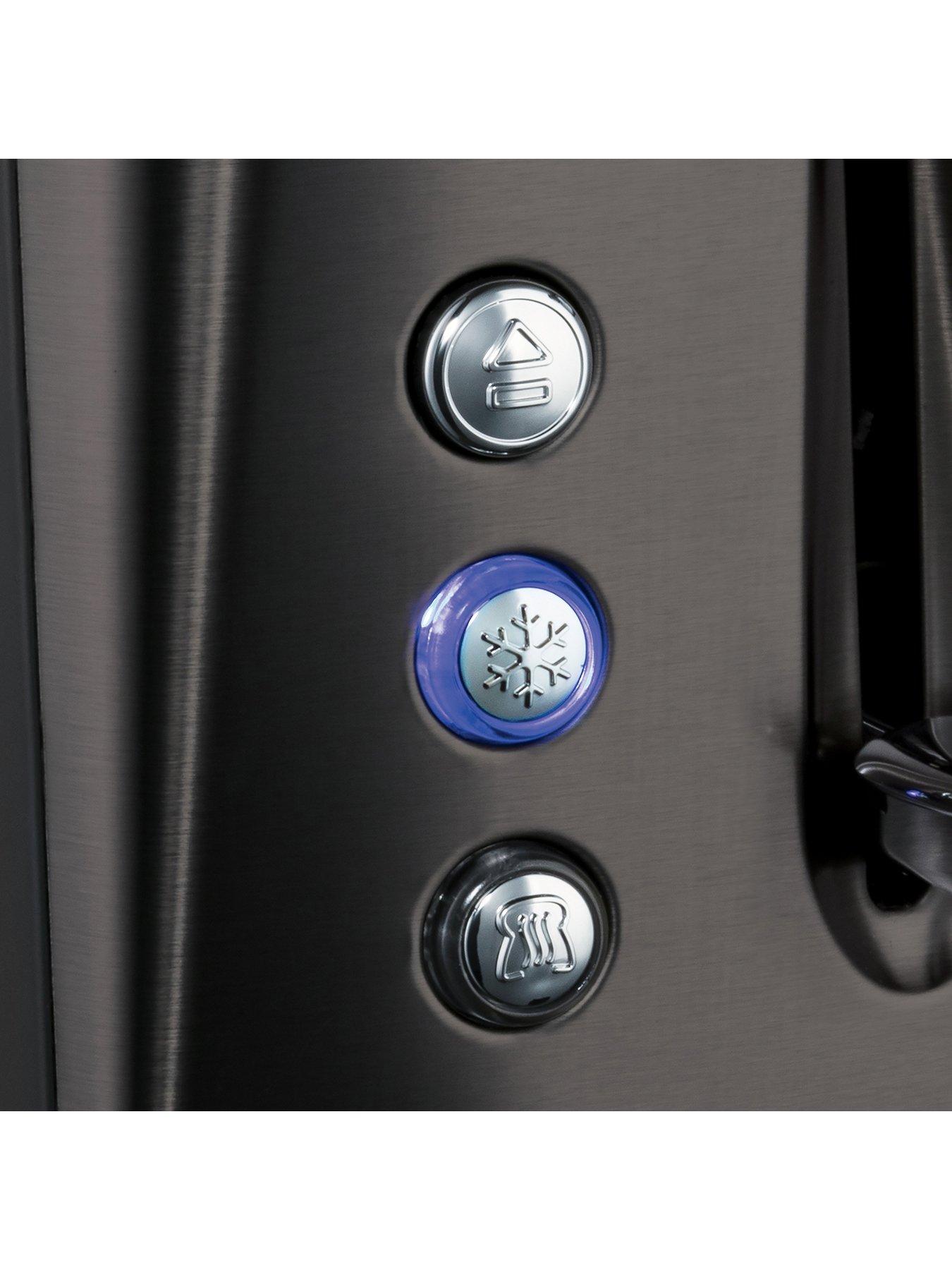 Image 4 of 7 of Russell Hobbs Luna 2 Slice Toaster - Matte Black