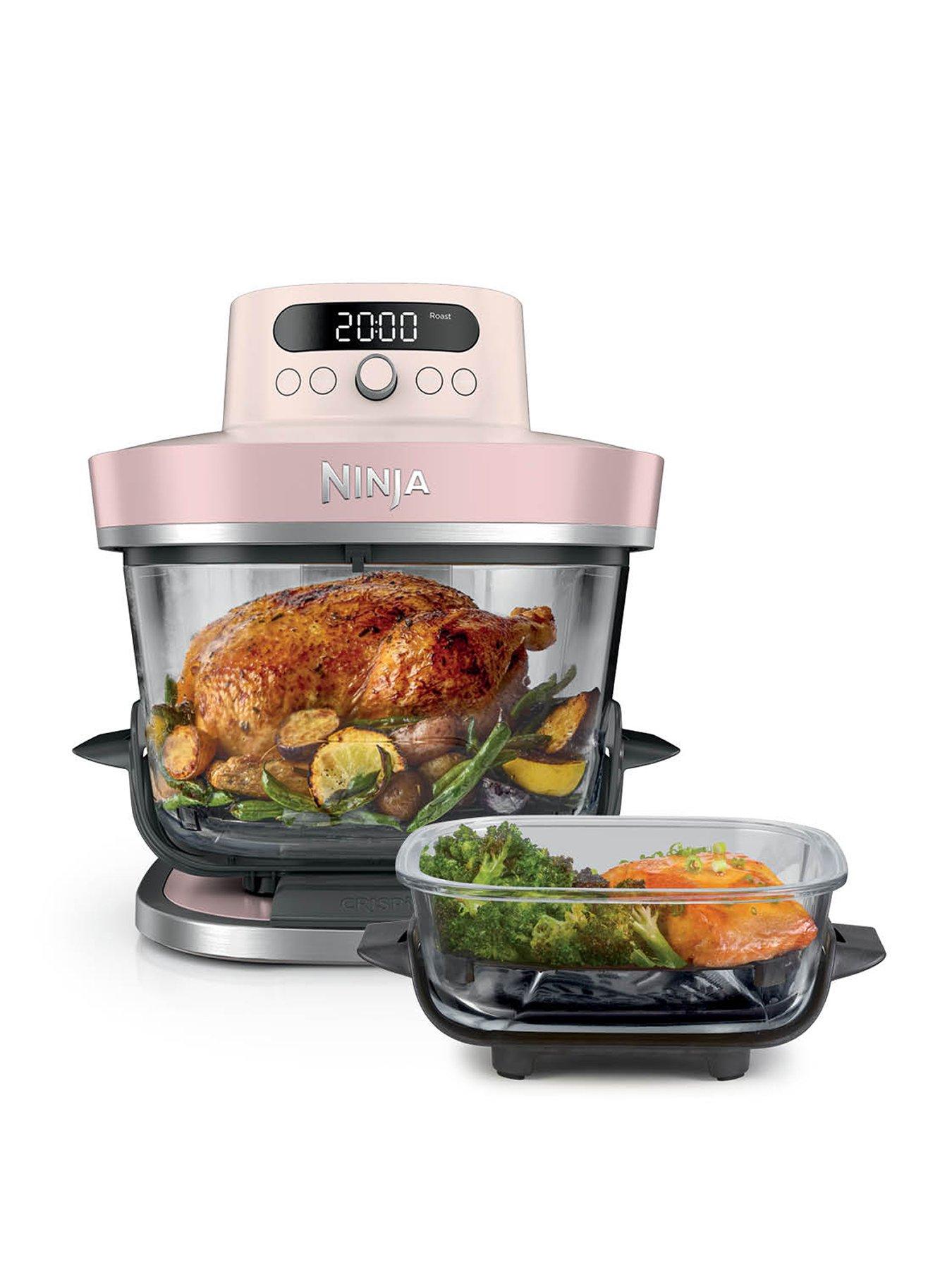 NINJA CRISPi PRO 7-in-1 XL Glass Air Fryer – Rose Quartz AS101UKRS