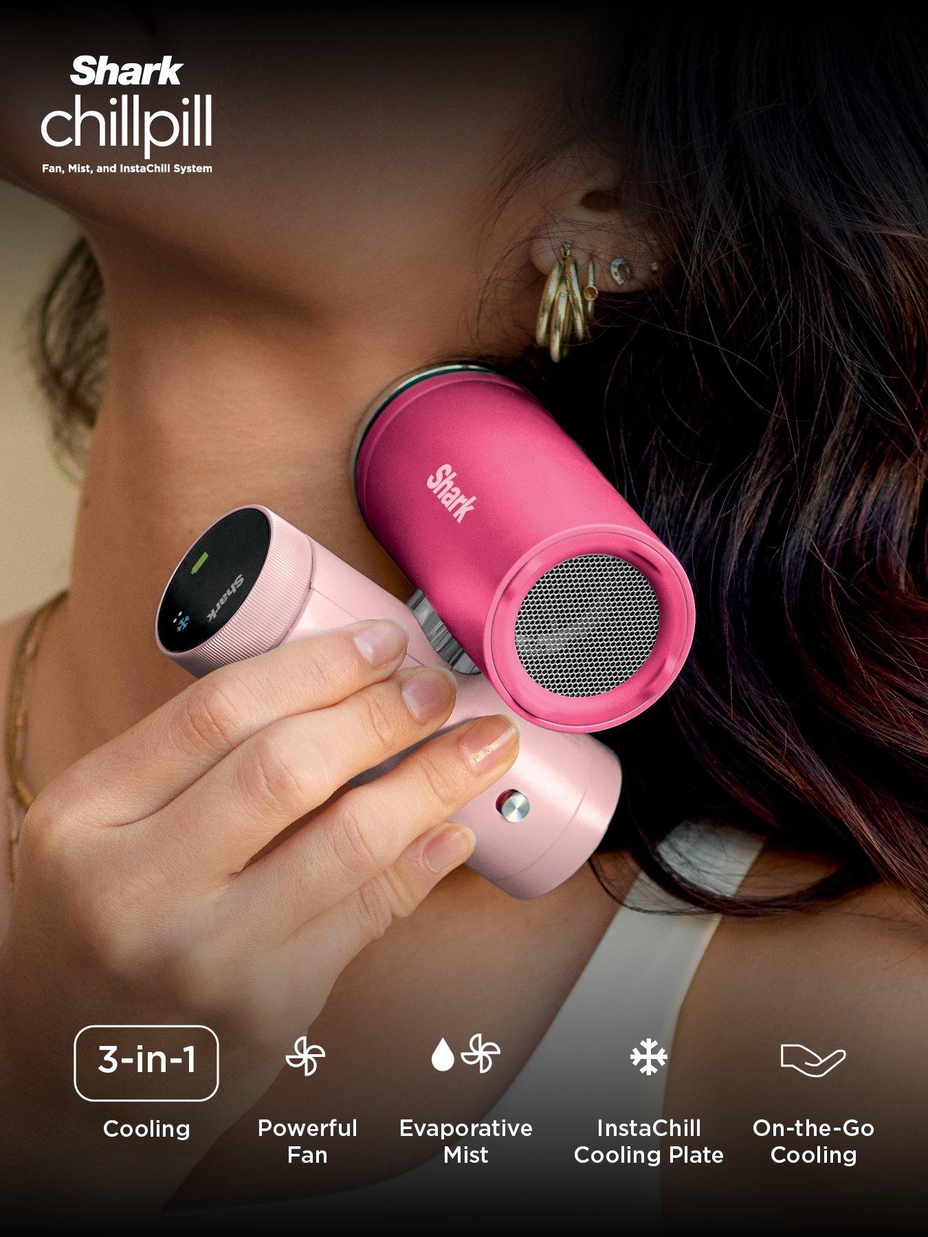 Image 2 of 8 of Shark ChillPill Portable 3-in-1 Fan, Mist &amp; InstaChill System - Carbon FA022UK