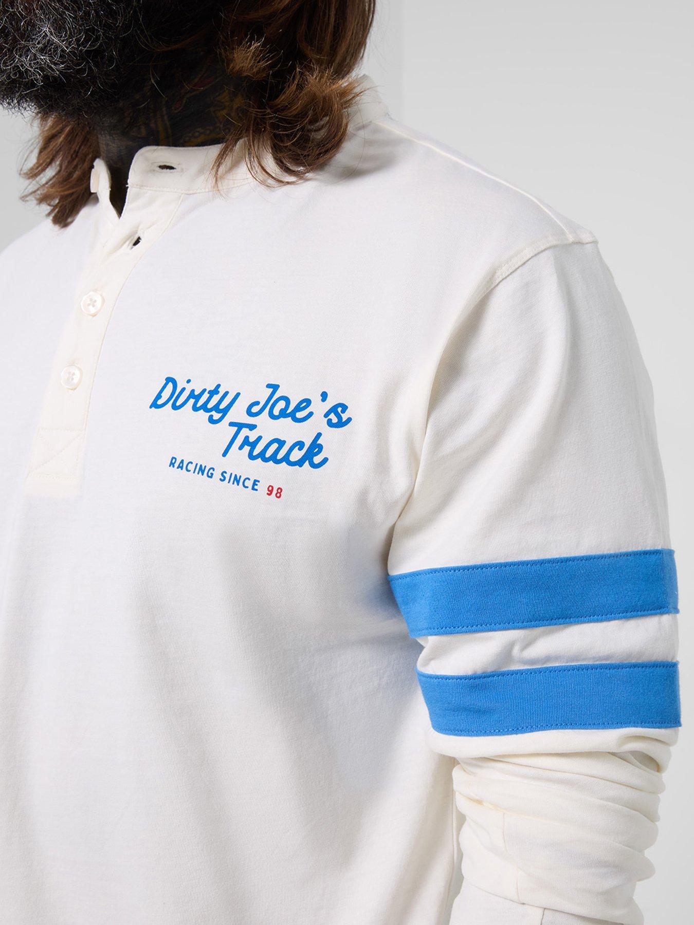 Image 4 of 6 of Joe Browns Retro Ride Embroidered Long Sleeve Henley T-Shirt