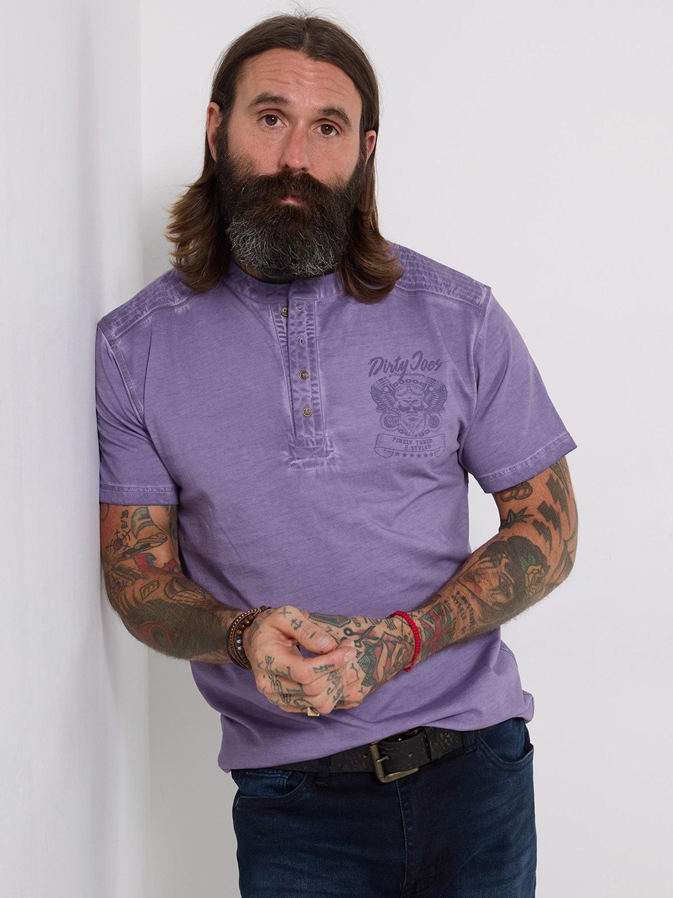 Joe Browns Joe Browns Washed and Worn Henley T-Shirt