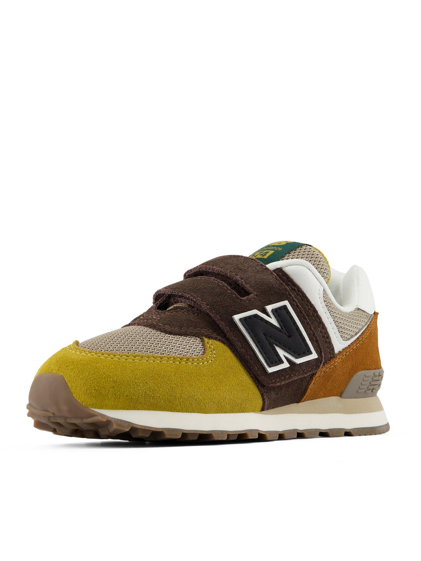 Image 6 of 7 of New Balance Kids Unisex 574 Double Riptape Cushioned Trainers - Multi