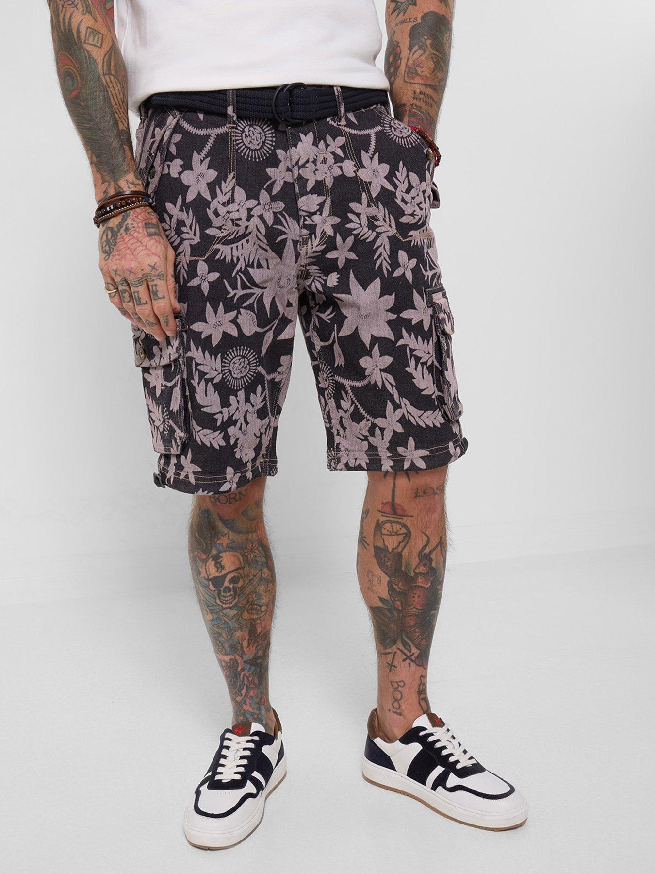 Joe Browns Fun and Floral Printed Cargo Shorts