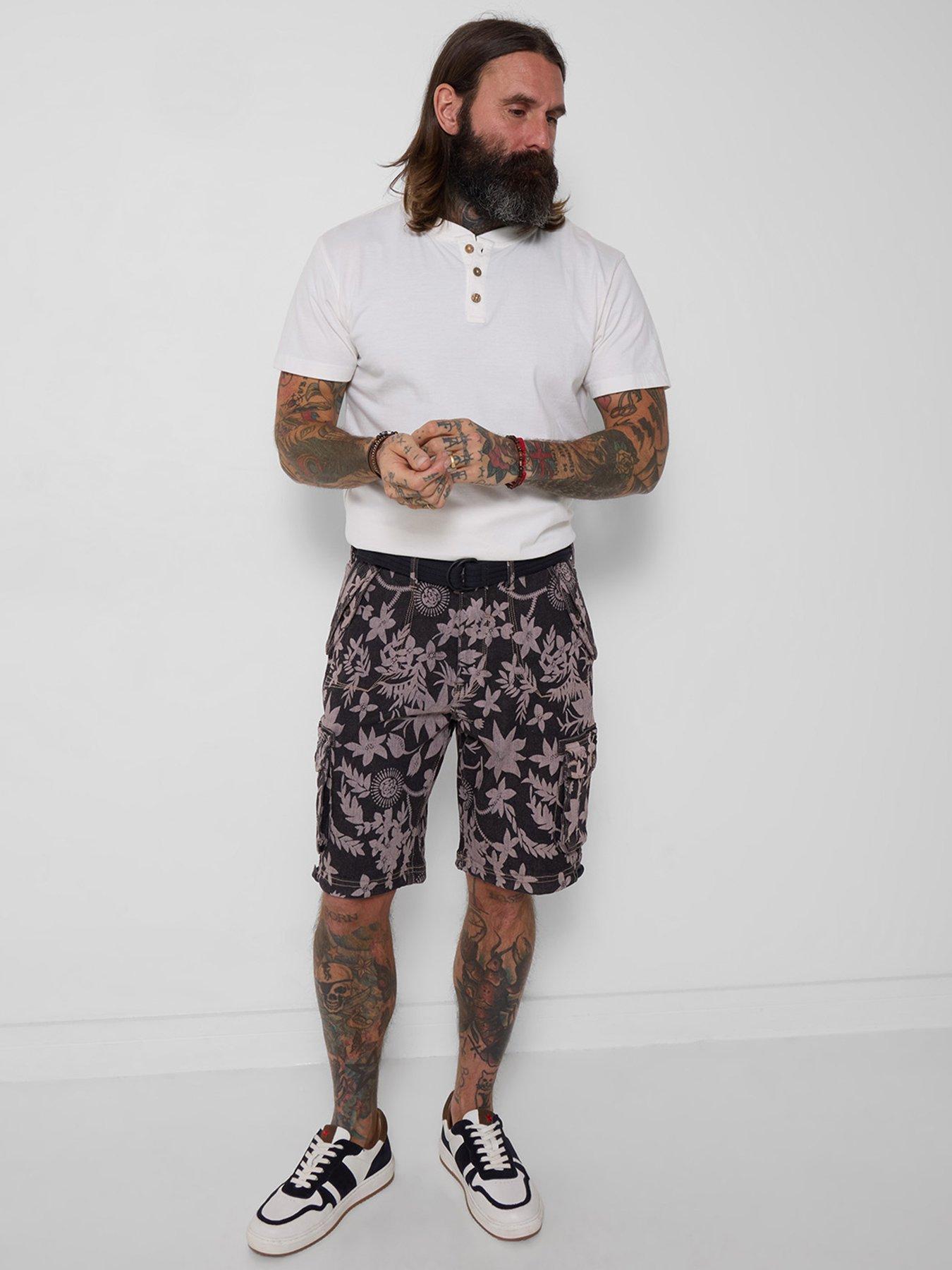 Image 3 of 7 of Joe Browns Fun and Floral Printed Cargo Shorts