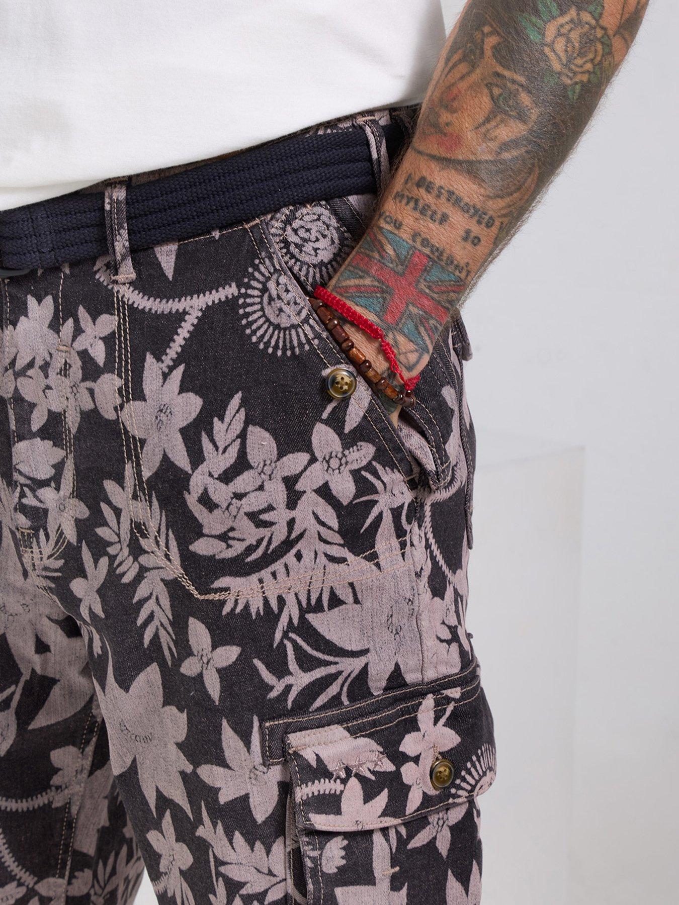Image 4 of 7 of Joe Browns Fun and Floral Printed Cargo Shorts