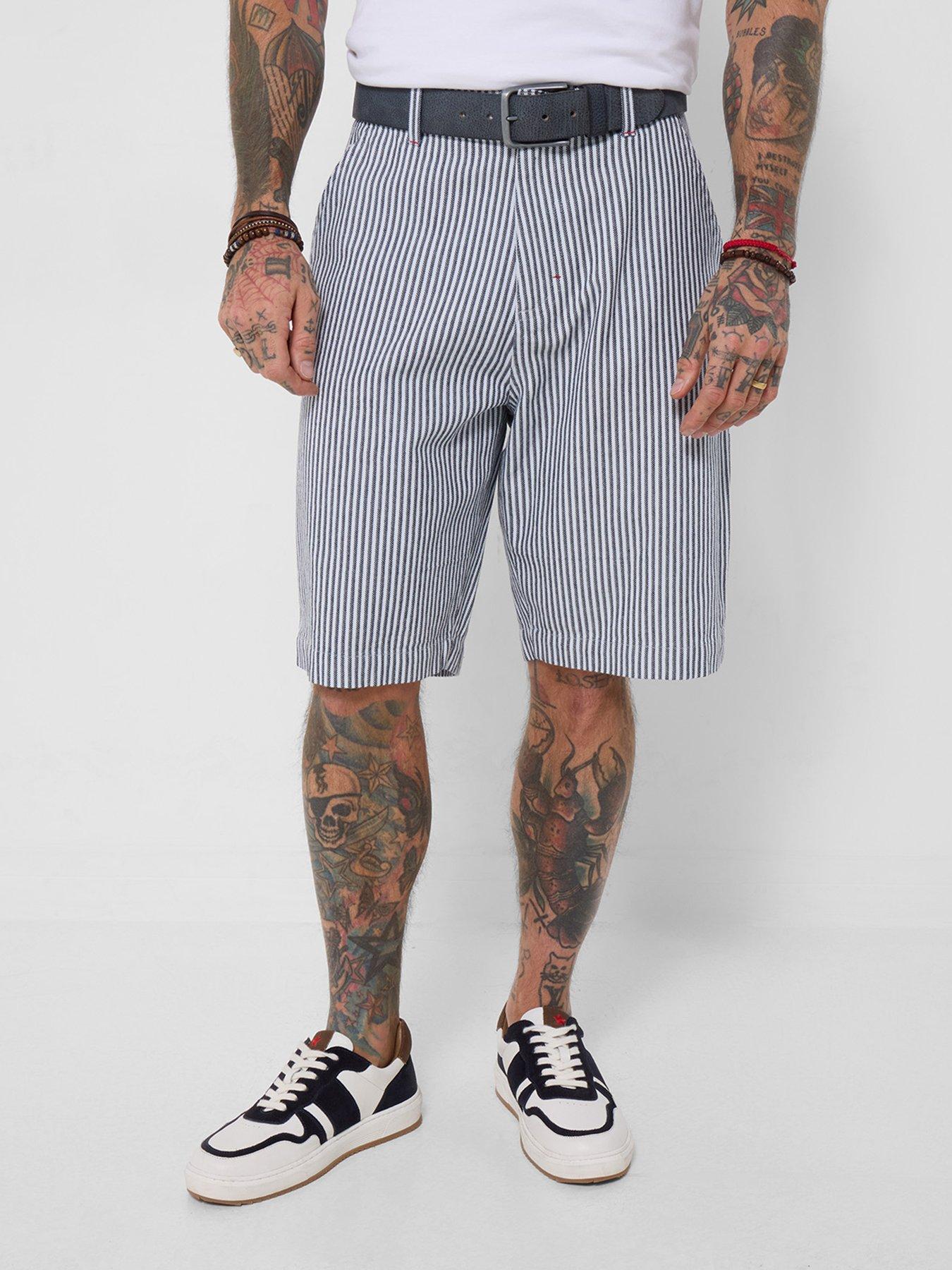 Image 1 of 7 of Joe Browns Stripe It Right Carpenter Shorts