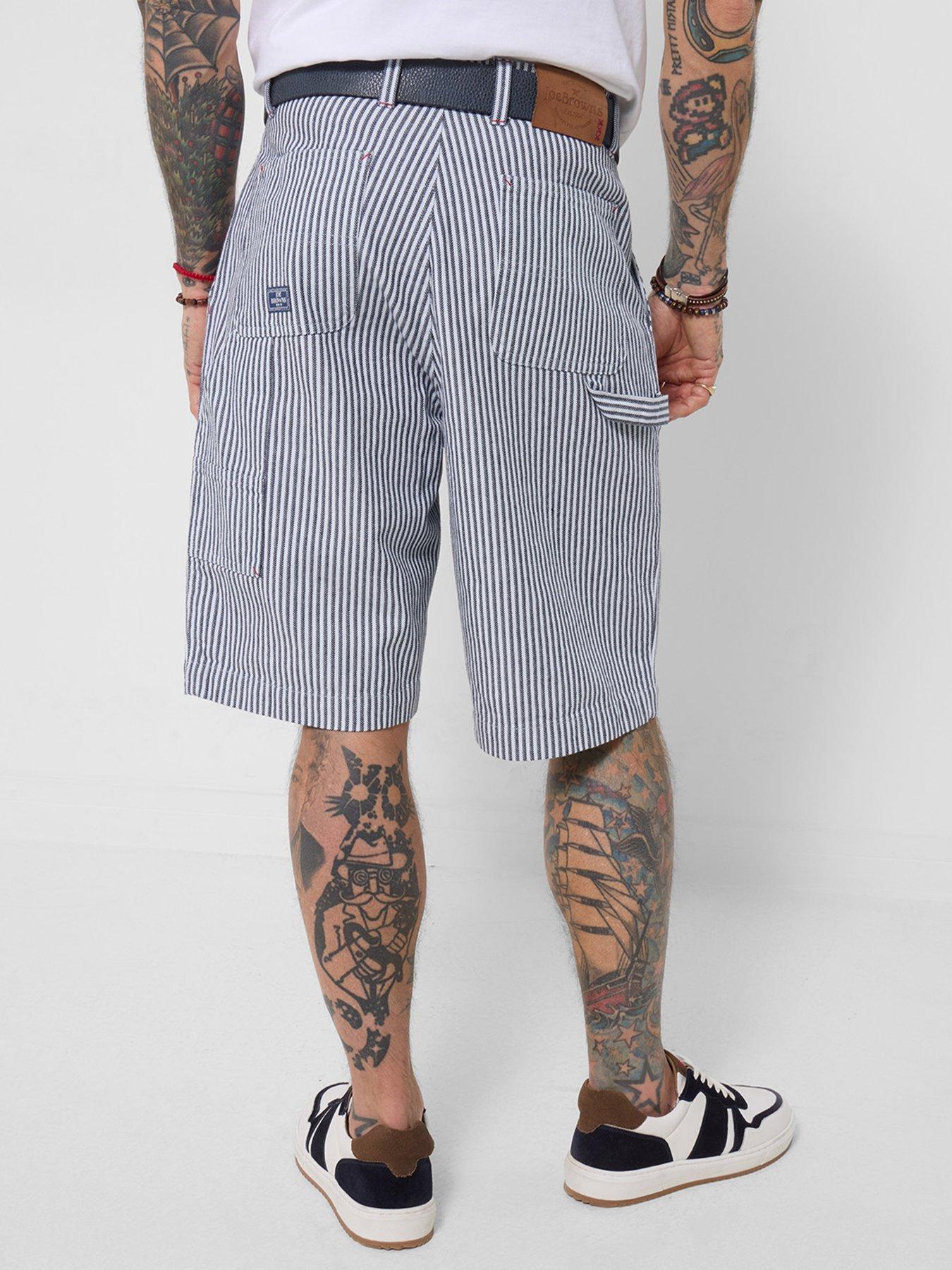 Image 2 of 7 of Joe Browns Stripe It Right Carpenter Shorts
