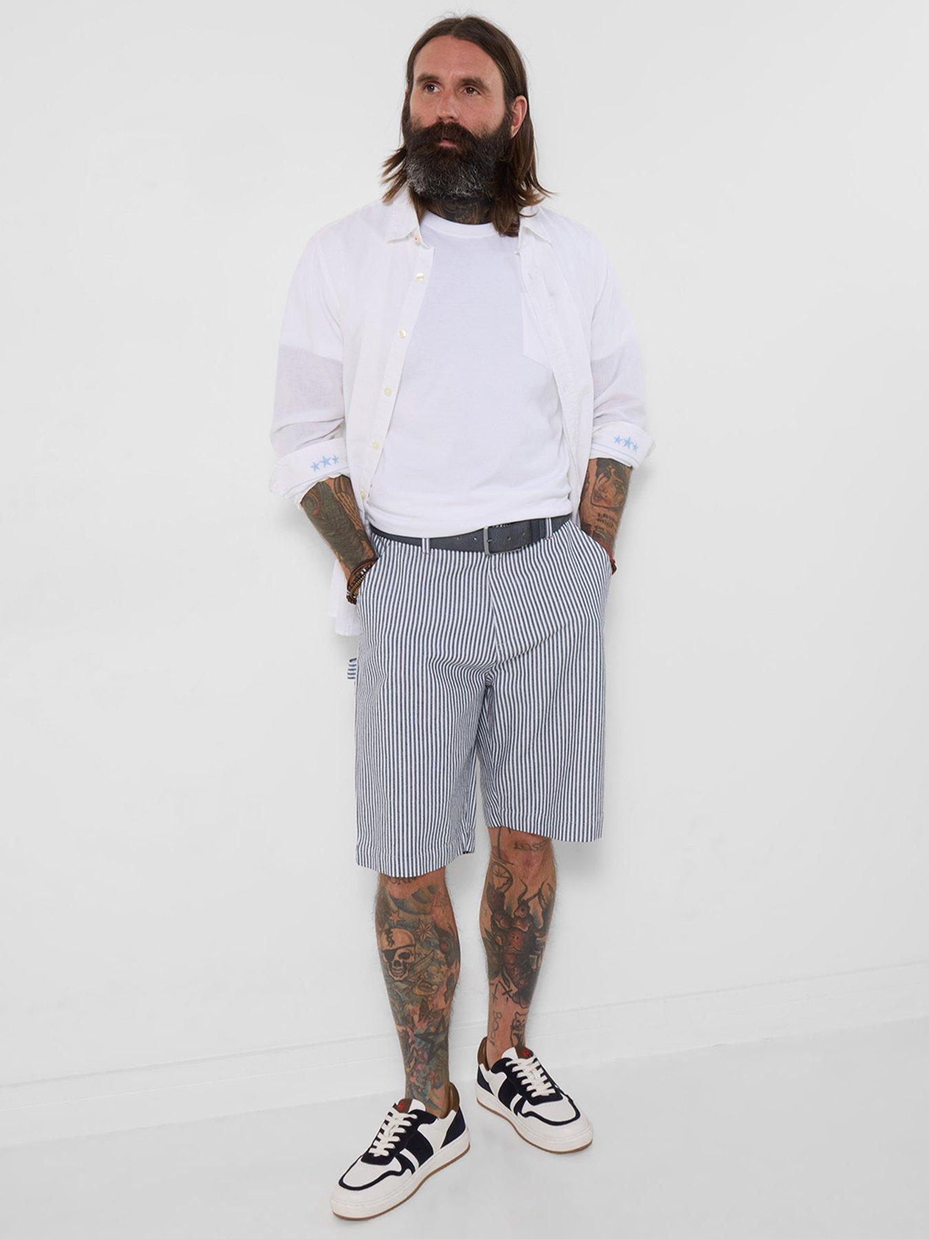 Image 3 of 7 of Joe Browns Stripe It Right Carpenter Shorts
