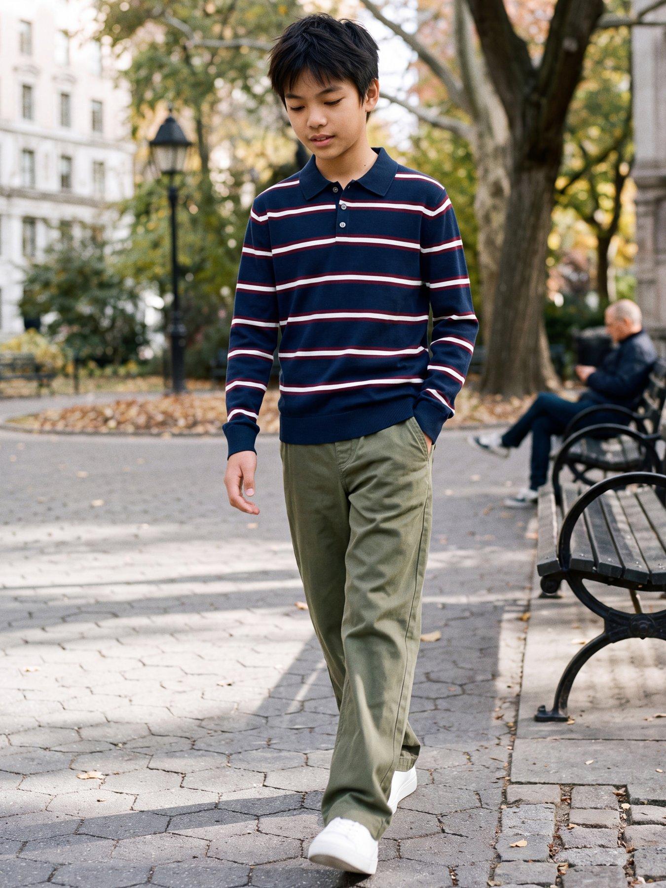 Jack & Jones Junior Boys Elvaro Trousers - Khaki