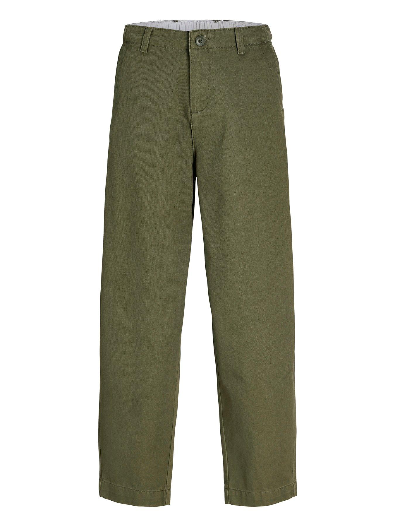 Image 2 of 4 of Jack & Jones Junior Boys Elvaro Trousers - Khaki