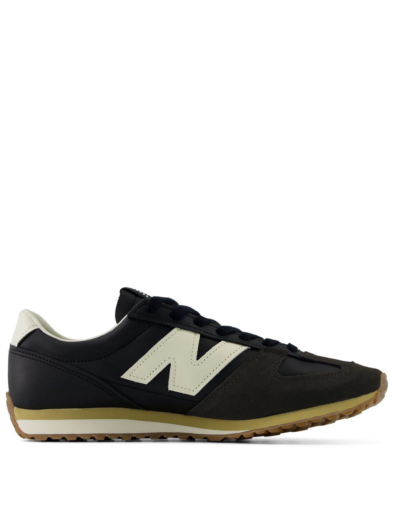Image 1 of 7 of New Balance Mens 471 Low Profile Leather Trainers - Black