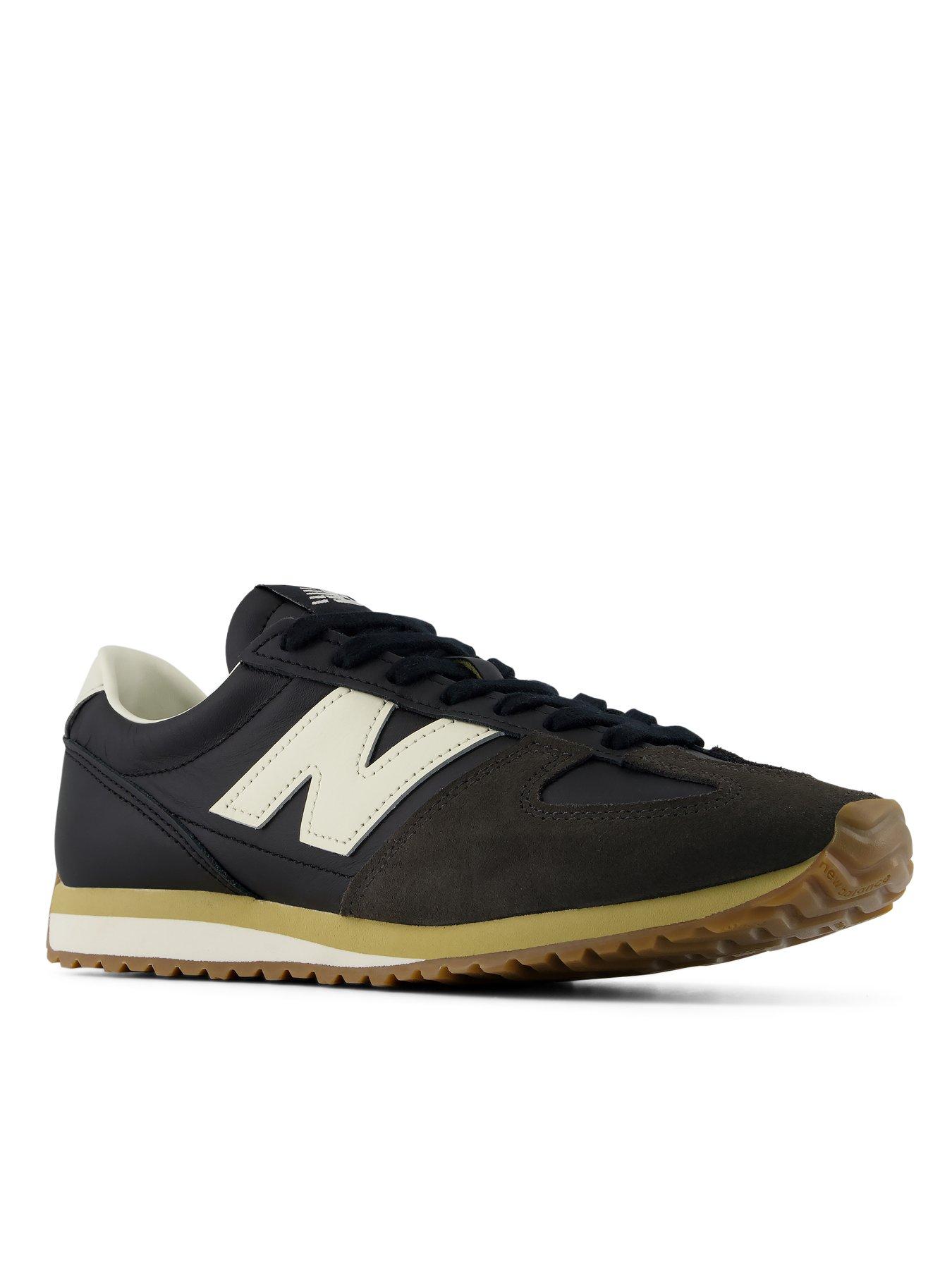 Image 6 of 7 of New Balance Mens 471 Low Profile Leather Trainers - Black