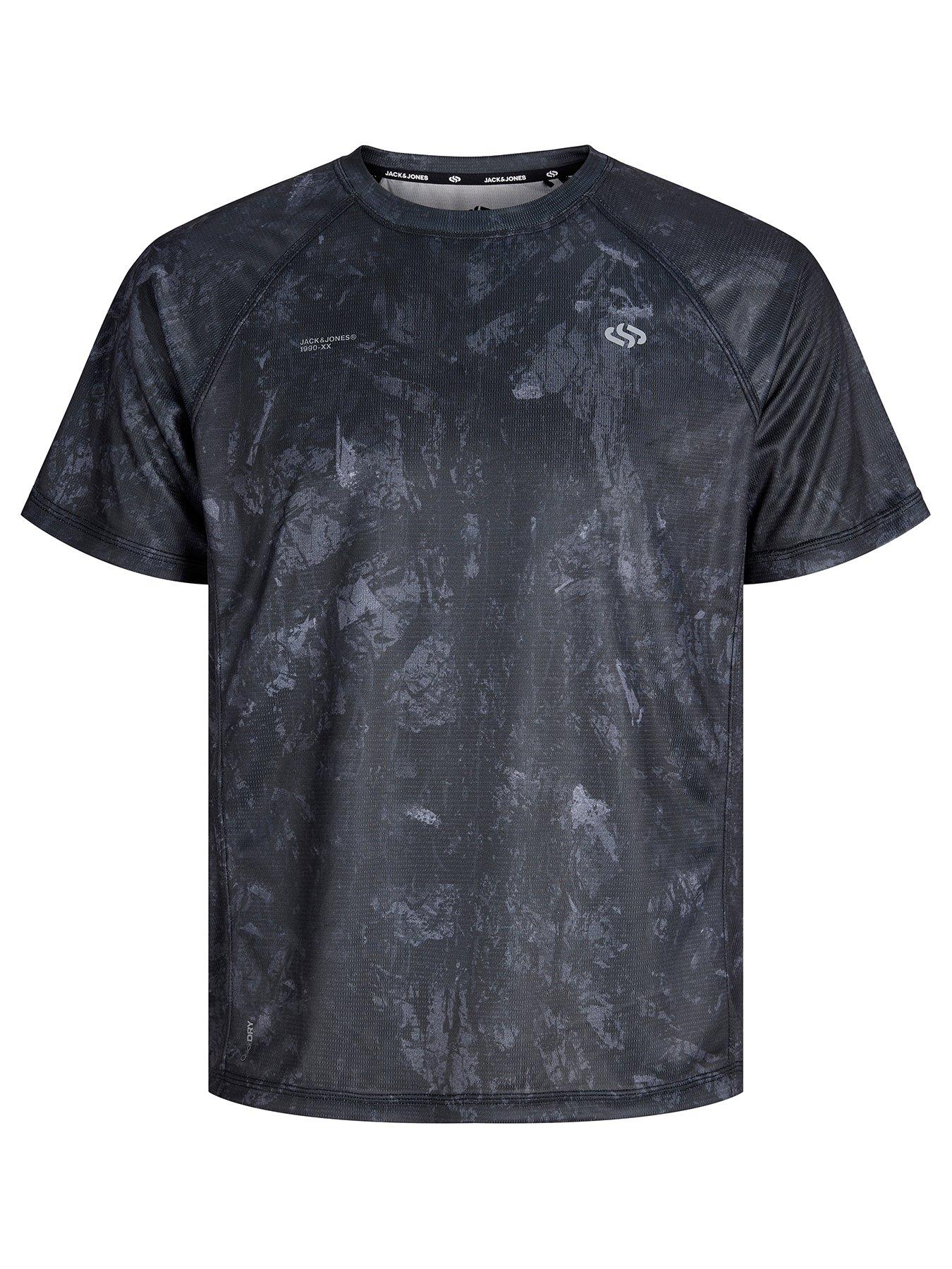 Jack & Jones Junior Boys Flux Short Sleeve Tshirt - Grey