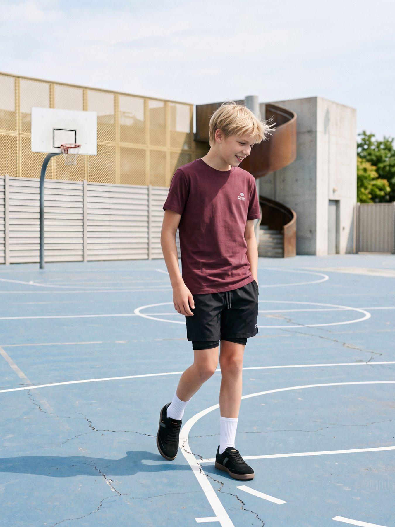 Jack & Jones Junior Boys Pulse Short Sleeve Tshirt - Red
