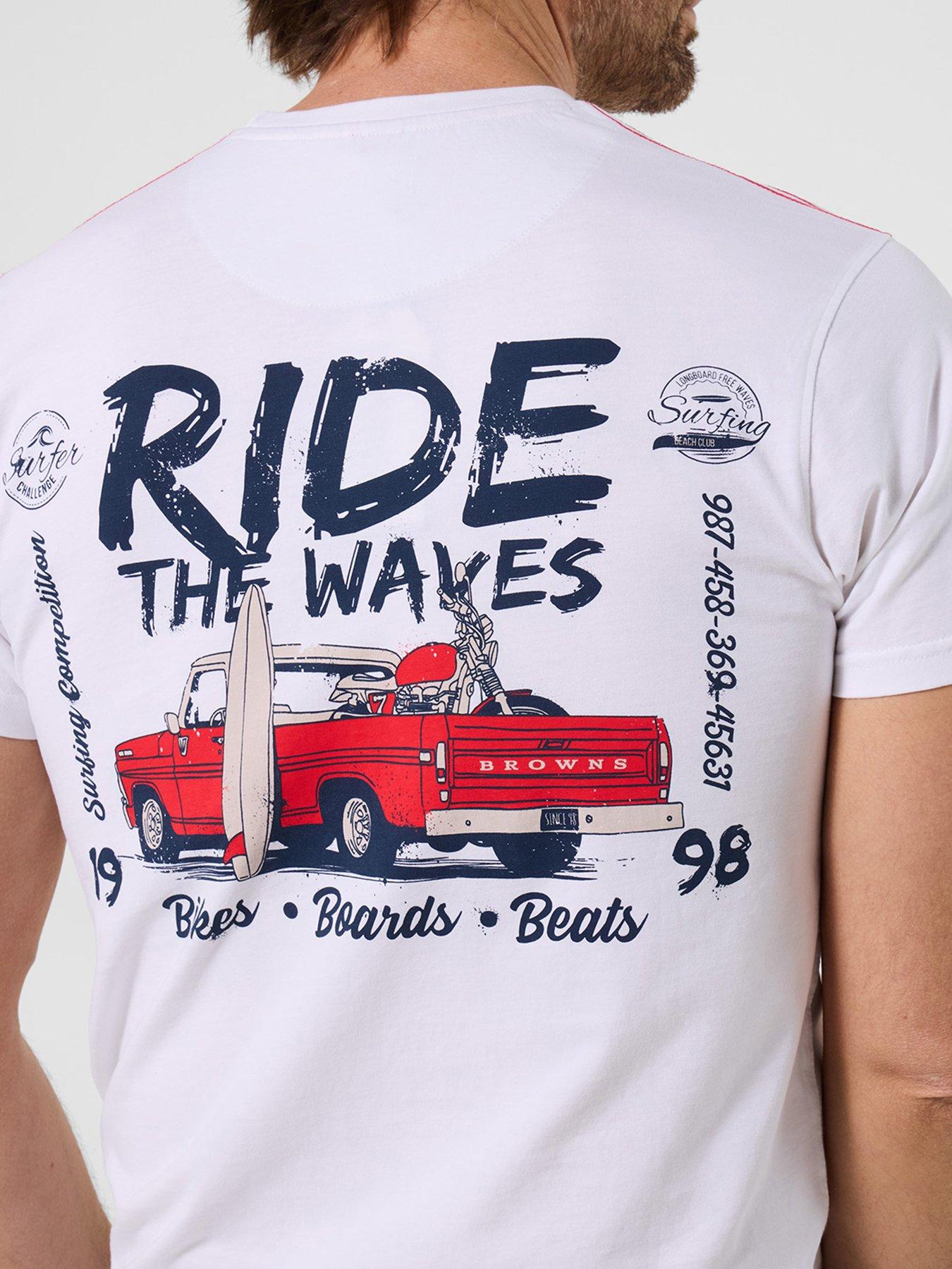  image of joe-browns-ride-amp-tide-t-shirt