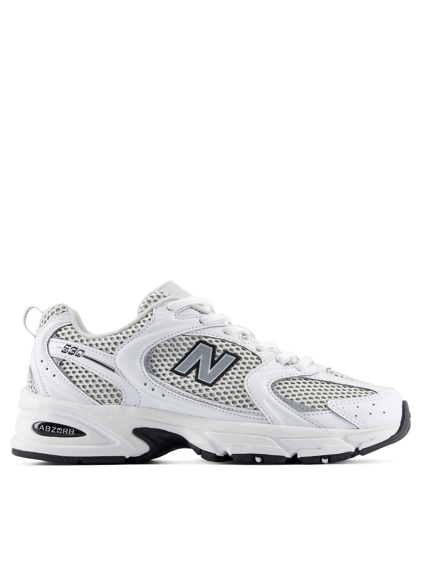 New Balance Womens 530 Retro Running Inspired Trainers with ABZORB Cushioning - White