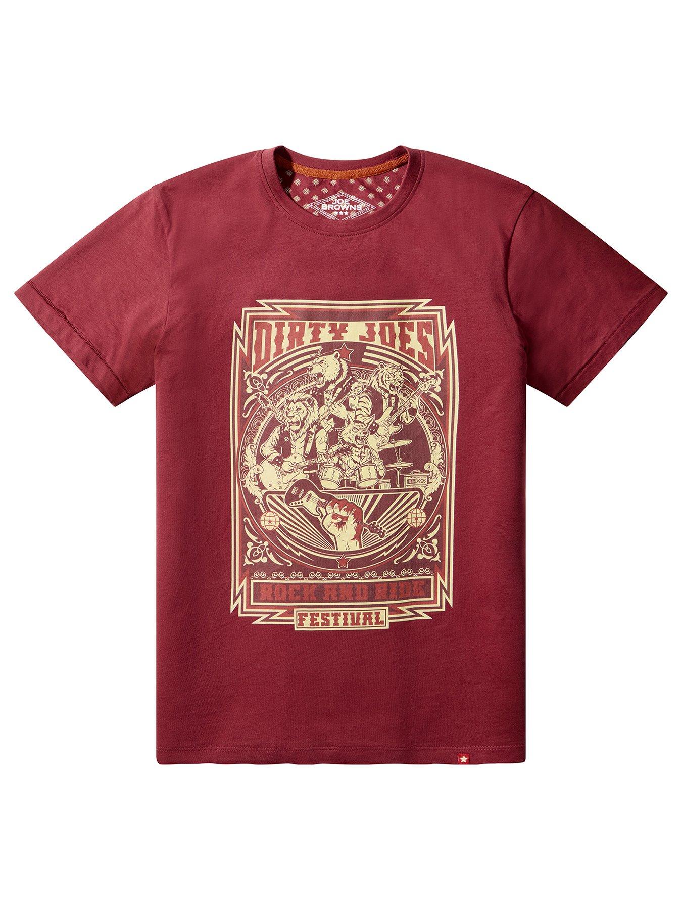 Image 5 of 5 of Joe Browns Dirty Joes T-Shirt - Red