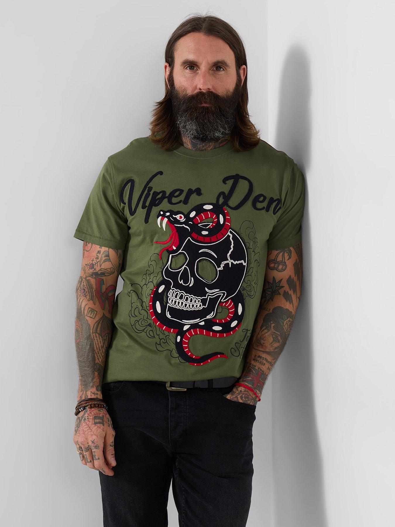  image of joe-browns-vipers-den-embroidered-t-shirt