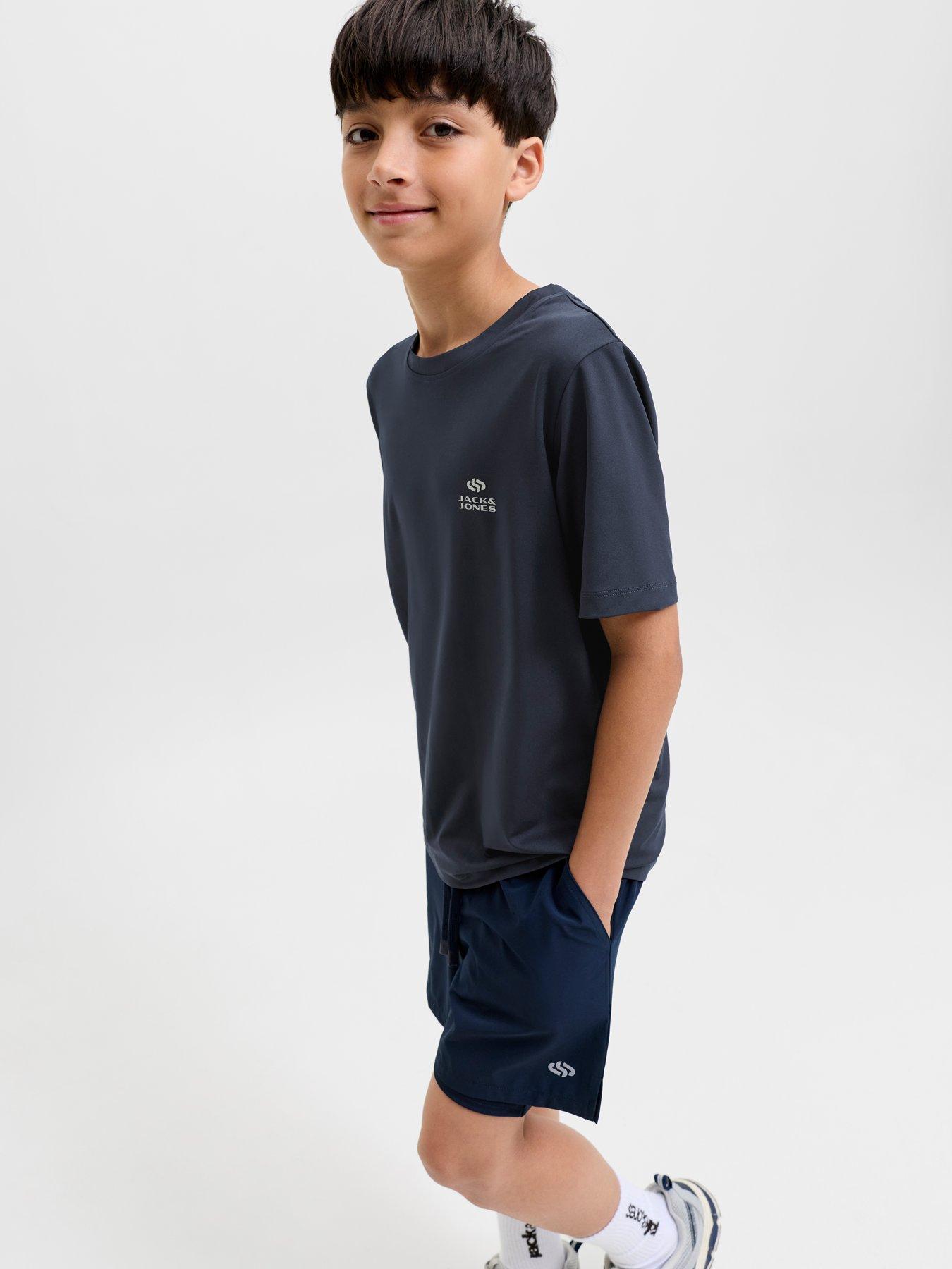 Image 4 of 7 of Jack & Jones Junior Boys Pulse Short Sleeve Tshirt - Navy