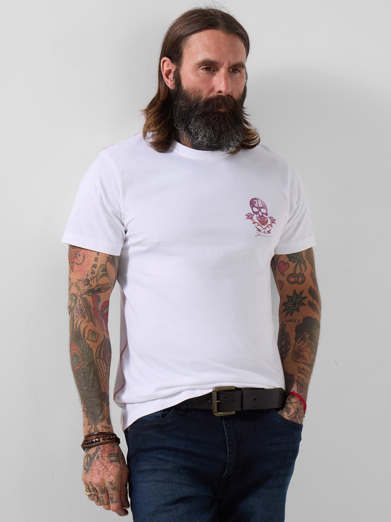  image of joe-browns-skullwash-t-shirt