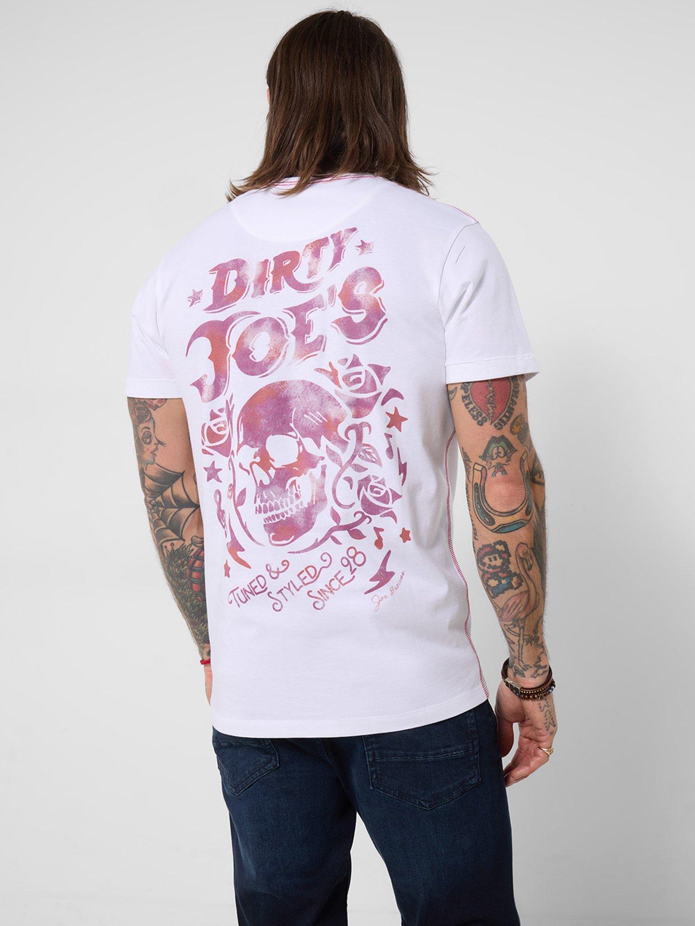  image of joe-browns-skullwash-t-shirt