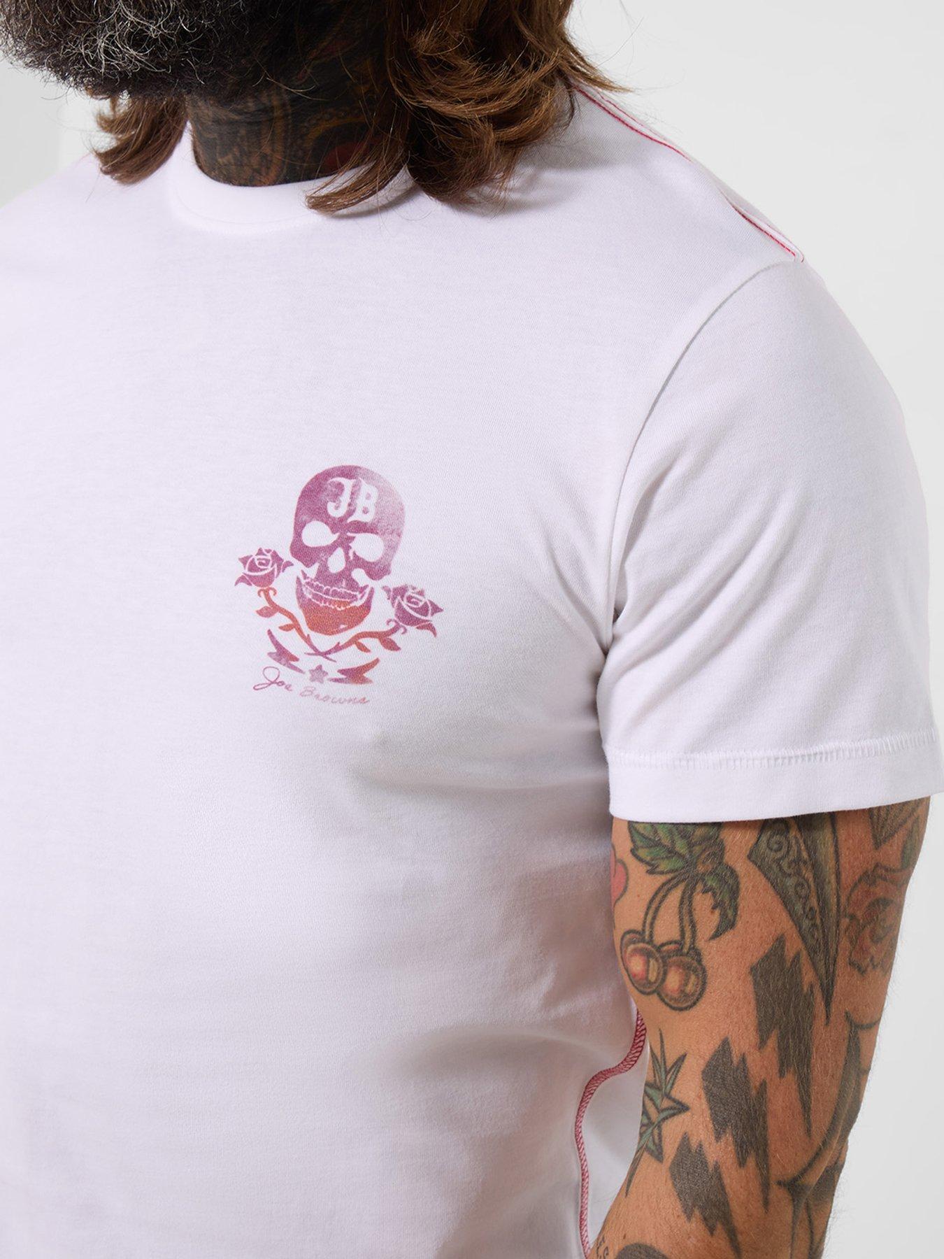  image of joe-browns-skullwash-t-shirt