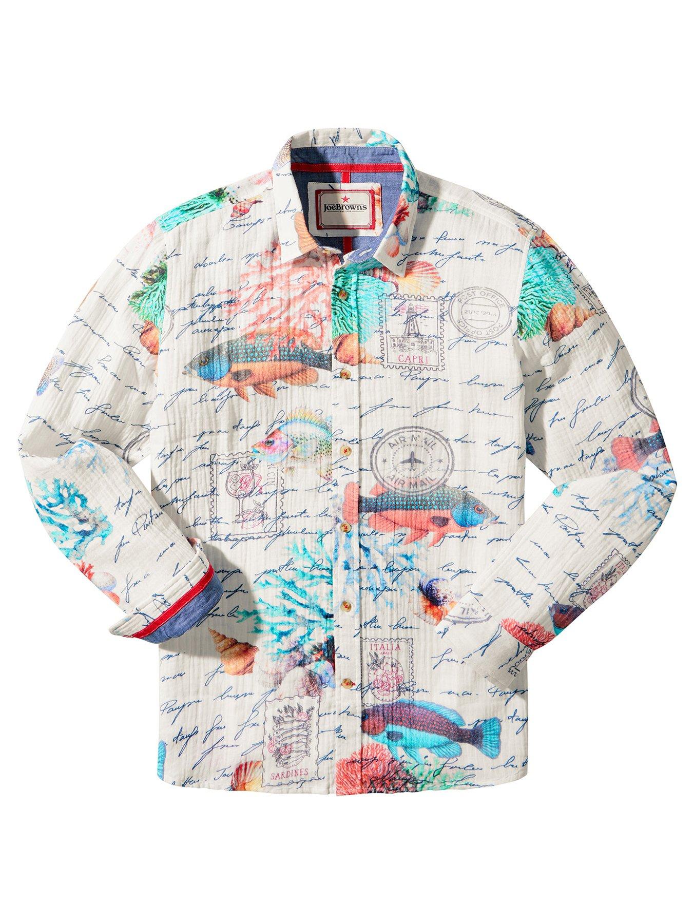 Image 5 of 5 of Joe Browns Reef Notes Crinkle Long Sleeve Shirt