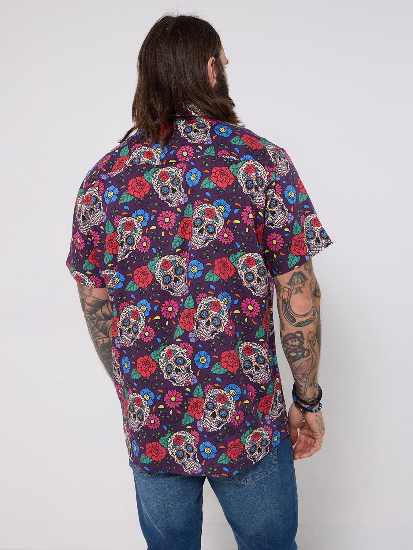 Image 2 of 5 of Joe Browns Creative Calavera Skull Short Sleeve Shirt