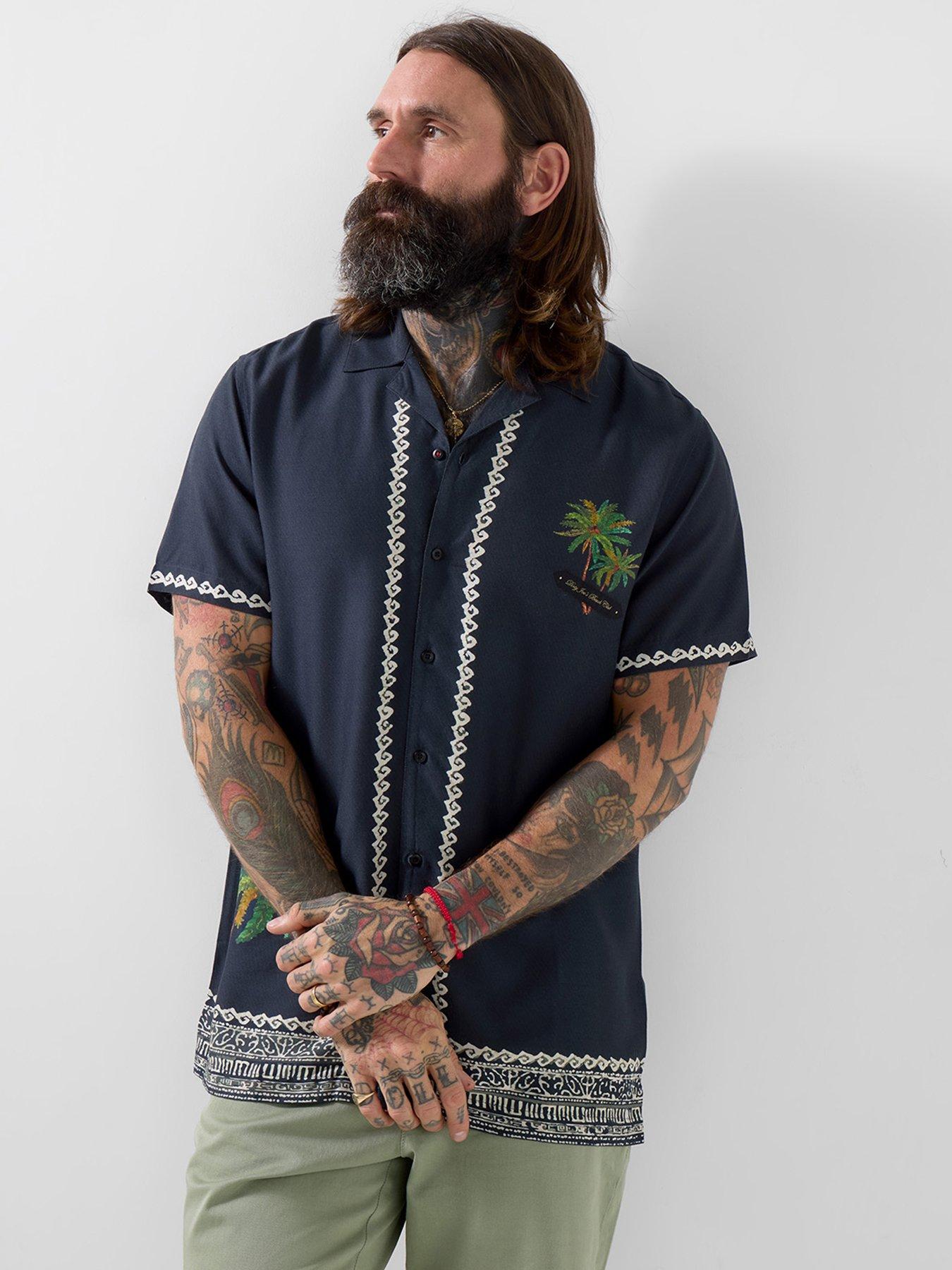 Joe Browns Sunset Palm Short Sleeve Shirt