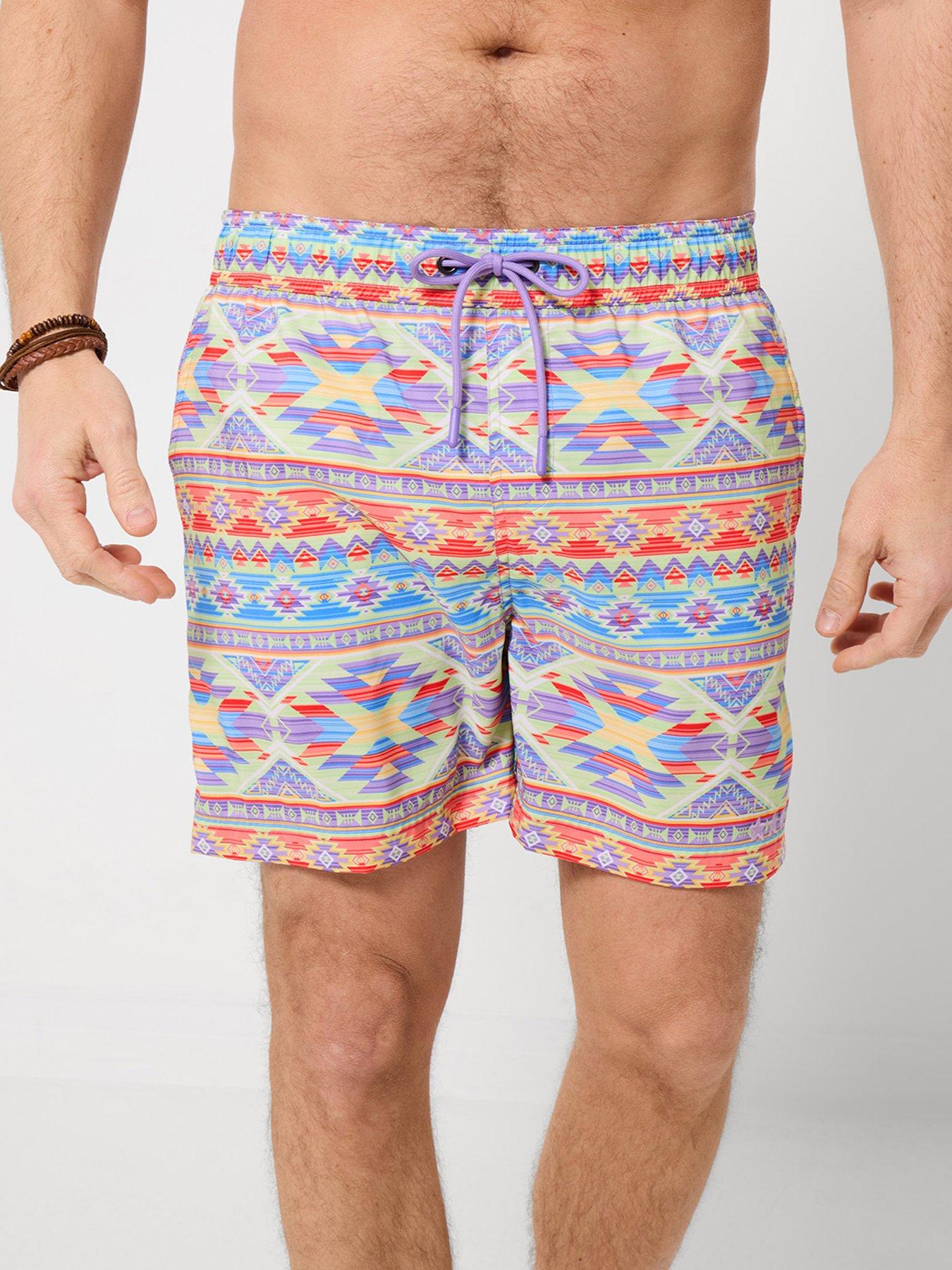 front image of joe-browns-amazing-aztec-swim-shorts