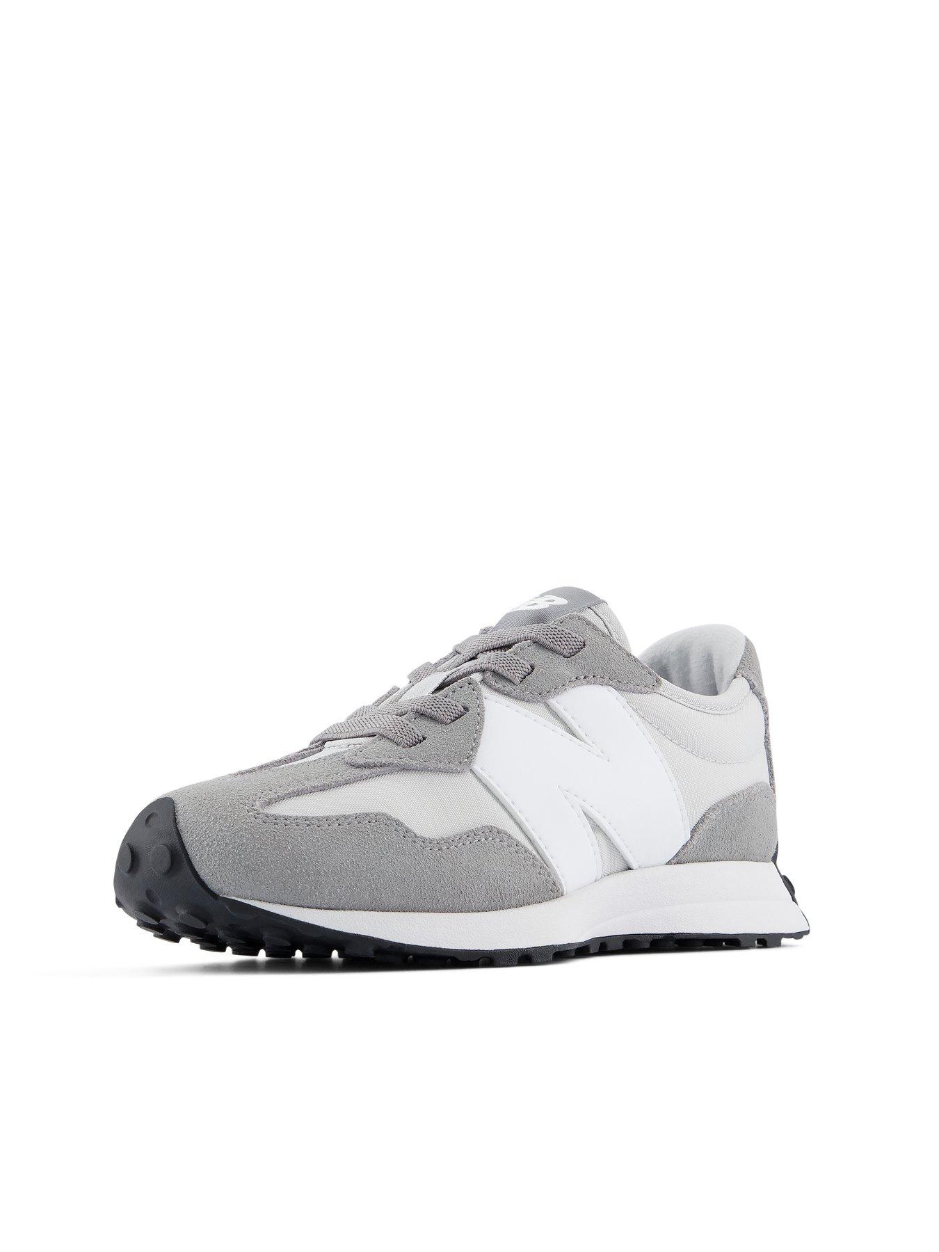 Image 5 of 6 of New Balance Kids' 327 Bungee Lace Trainers - Grey