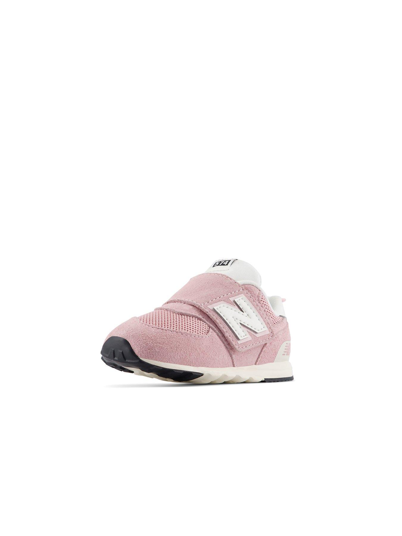 Image 6 of 7 of New Balance Infant 574 Hook-and-Loop Trainers - Pink