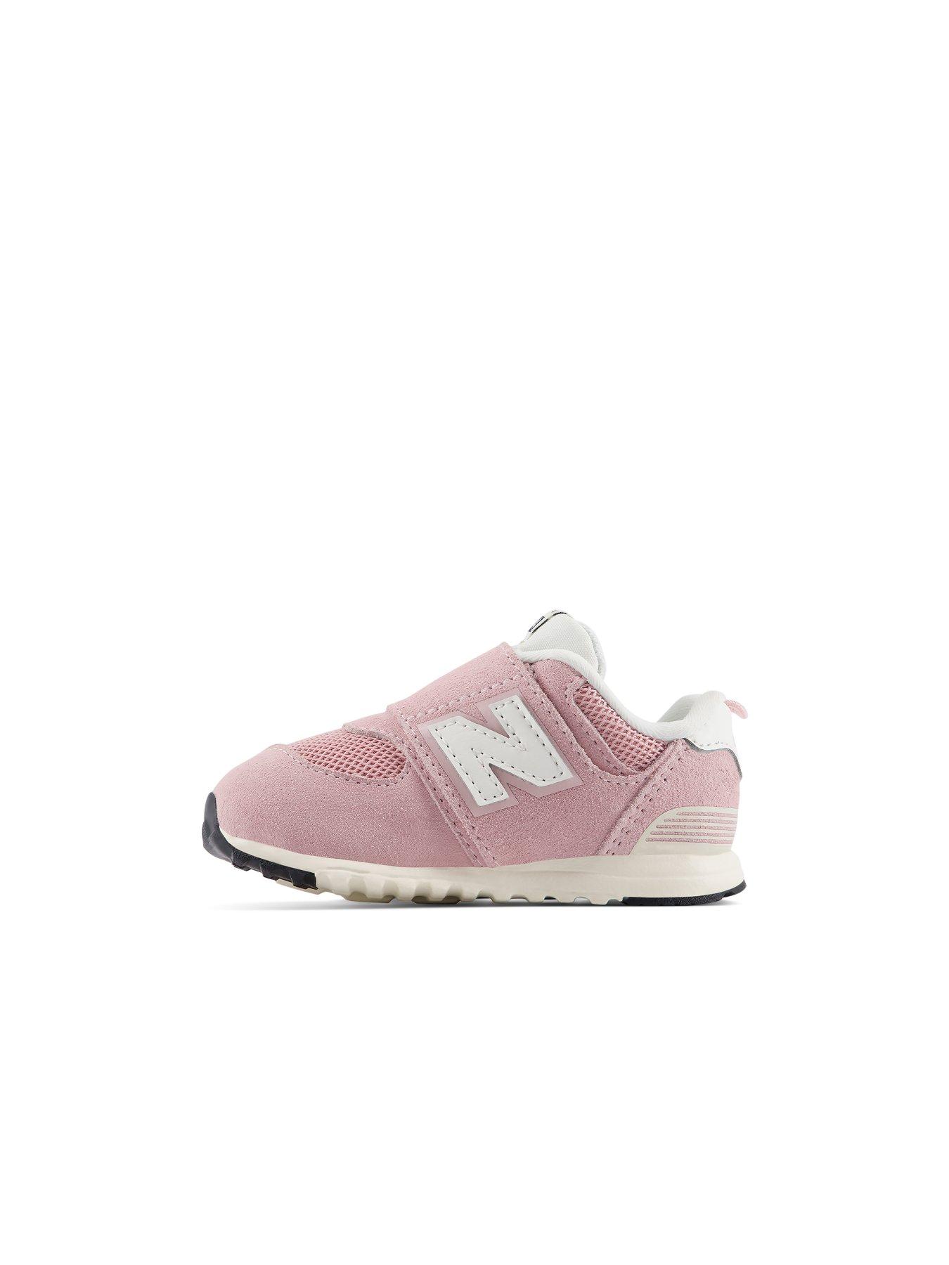 Image 7 of 7 of New Balance Infant 574 Hook-and-Loop Trainers - Pink