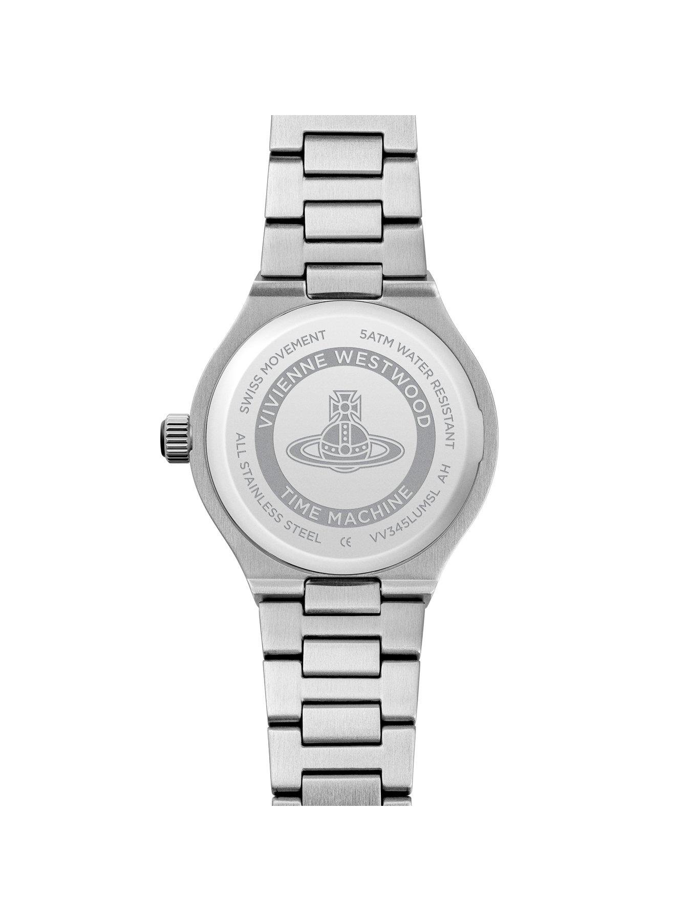 Image 6 of 7 of Vivienne Westwood Berwick Unisex Quartz Watch Light Green Dial, Silver Stainless Steel Case and Bracelet