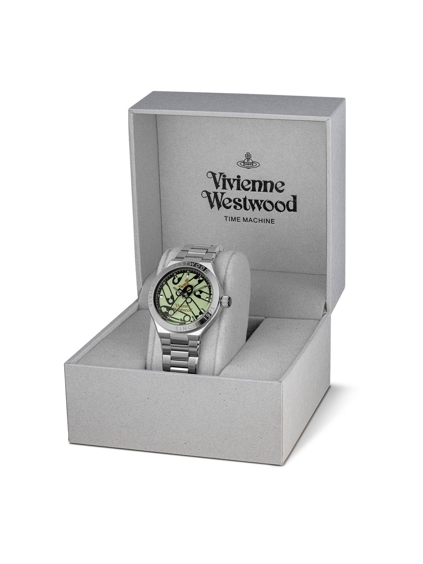 Image 7 of 7 of Vivienne Westwood Berwick Unisex Quartz Watch Light Green Dial, Silver Stainless Steel Case and Bracelet