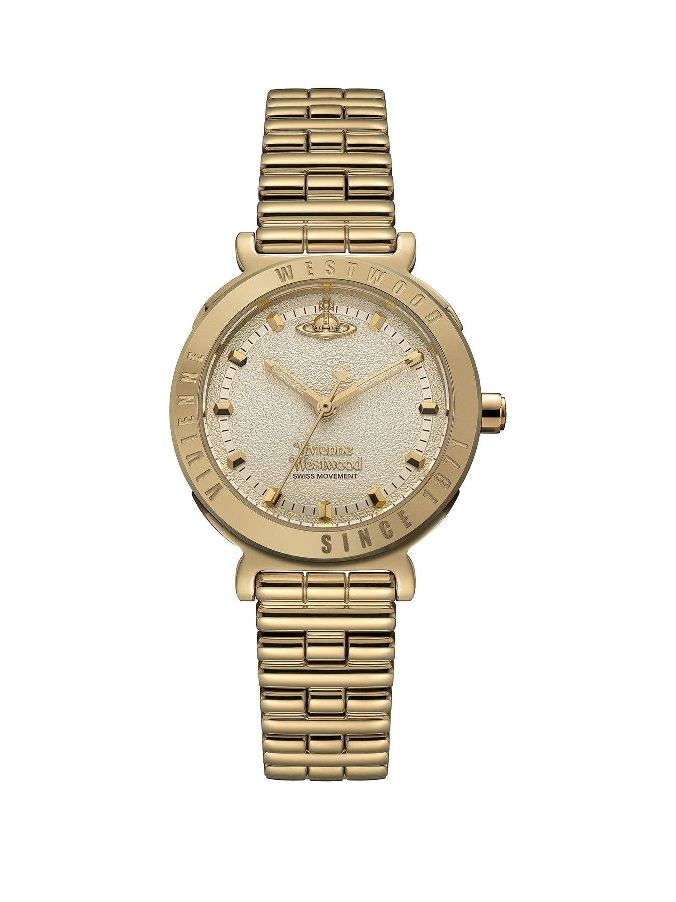 Vivienne Westwood Vivienne Westwood The Chelsea Ladies Quartz Watch with Cream Dial & Gold Stainless Steel Case and Bracelet