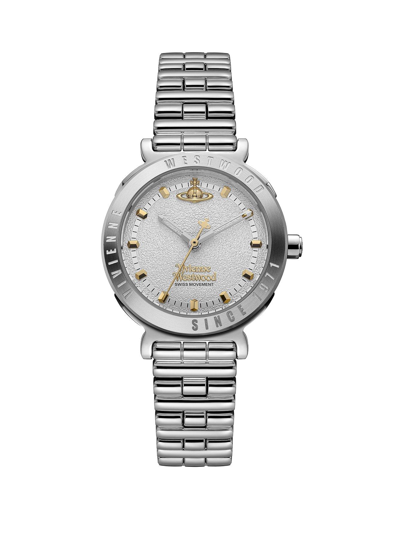 Vivienne Westwood Vivienne Westwood The Chelsea Ladies Quartz Watch Silver/White Dial & Silver Stainless Steel Case and Bracelet