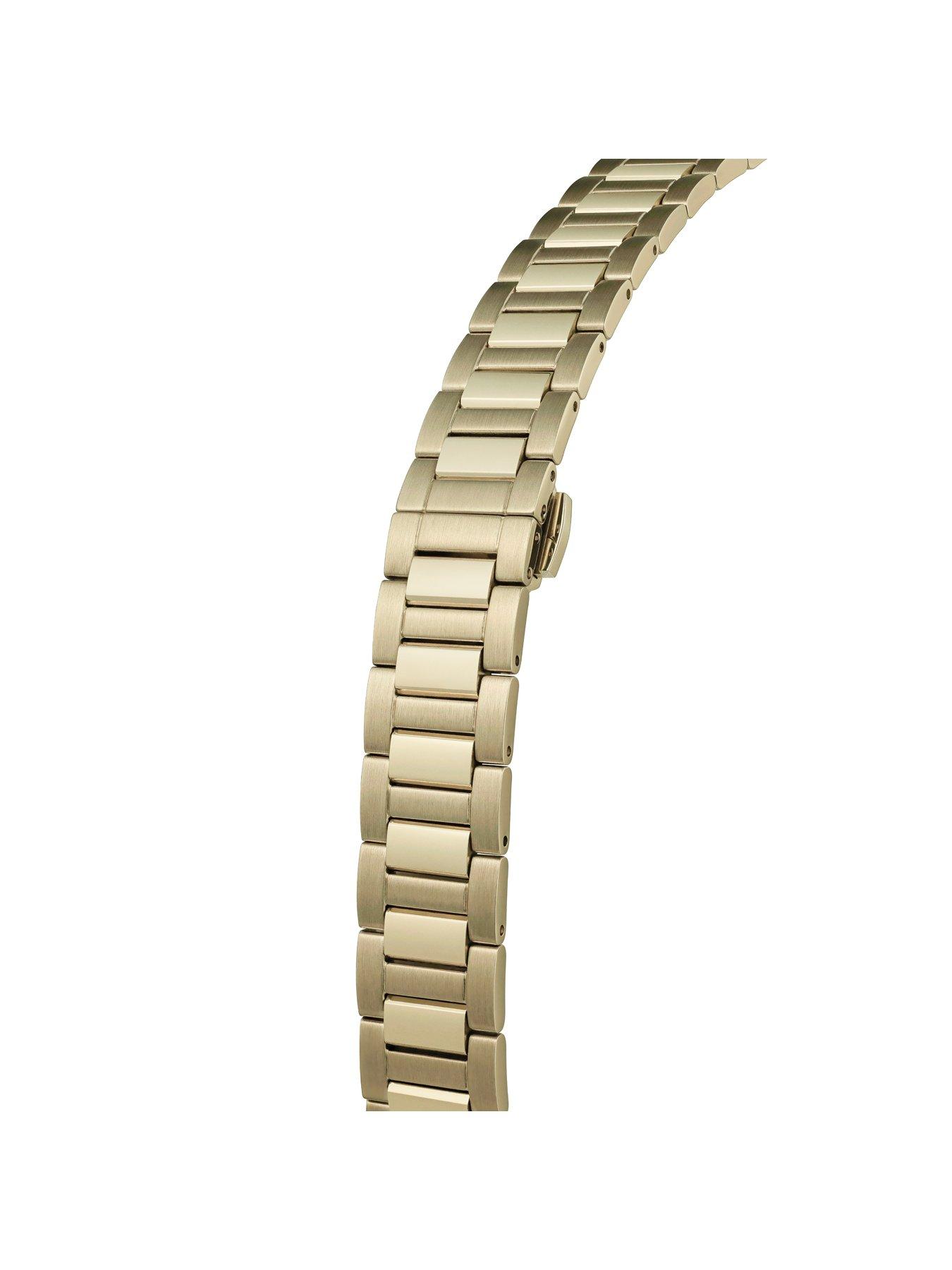 Image 5 of 7 of Vivienne Westwood The Tavistock Ladies Quartz Watch Champagne Sunray Dial Gold Stainless Steel Case and Bracelet