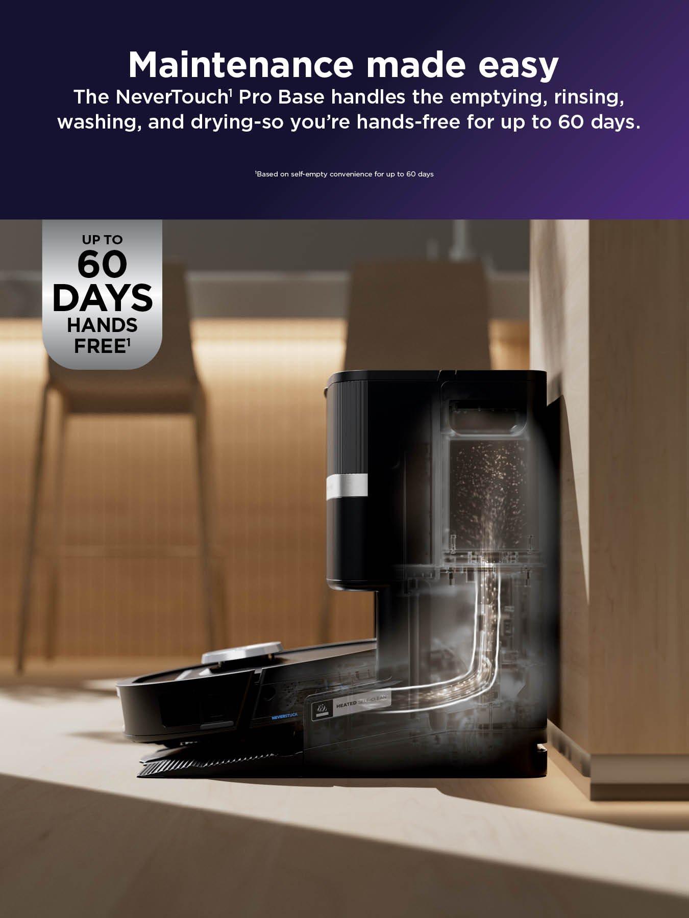 Image 5 of 6 of Shark PowerDetect UV Reveal 2-in-1 Vac &amp; Mop Robot Vacuum - Black RV3000XEUK