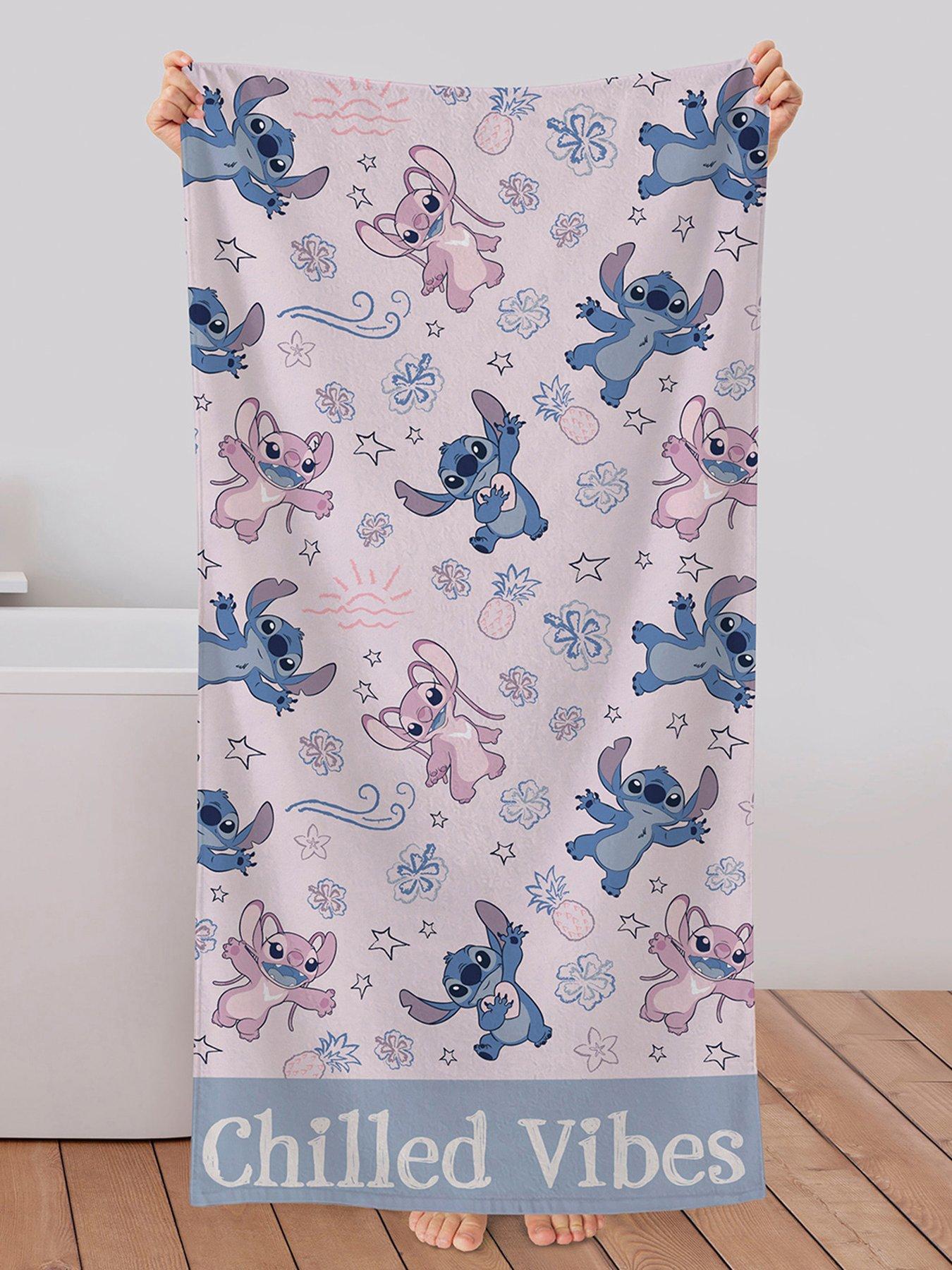 Disney Stitch & Angel Beach Towel 70x140cm 300-320gsm