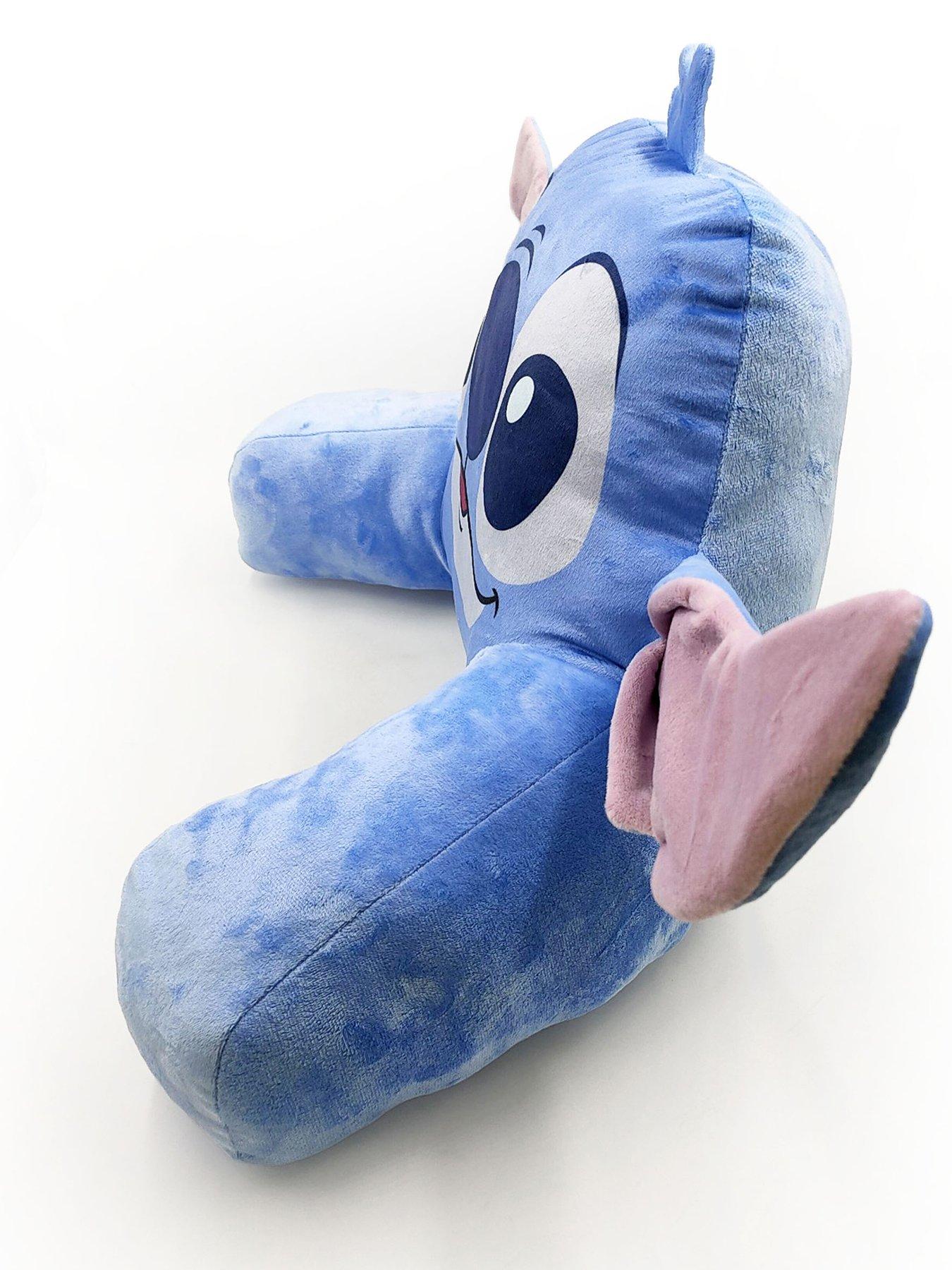 Image 2 of 4 of Disney Stitch Shaped Back Cushion With Ears Soft Velboa