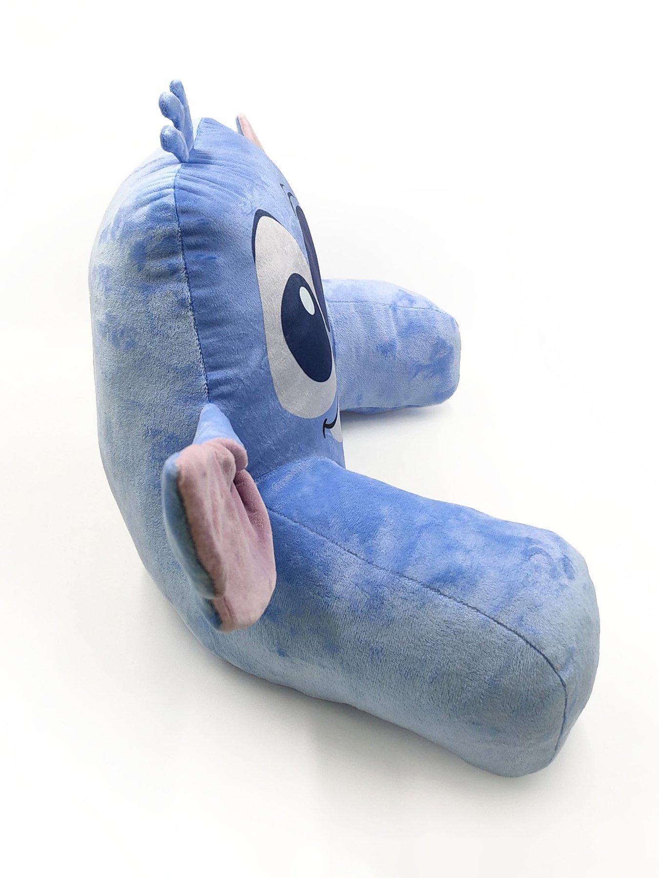 Image 4 of 4 of Disney Stitch Shaped Back Cushion With Ears Soft Velboa
