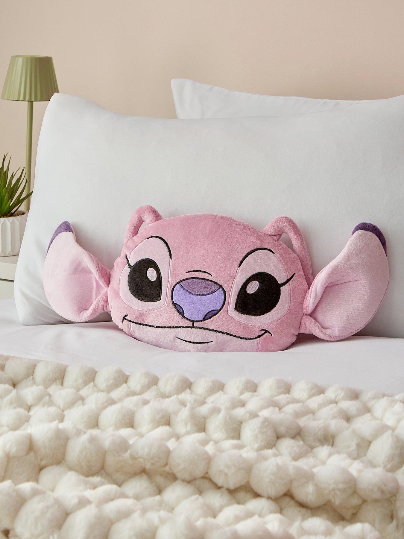 Disney Stitch Angel Small Head Shaped Cushion