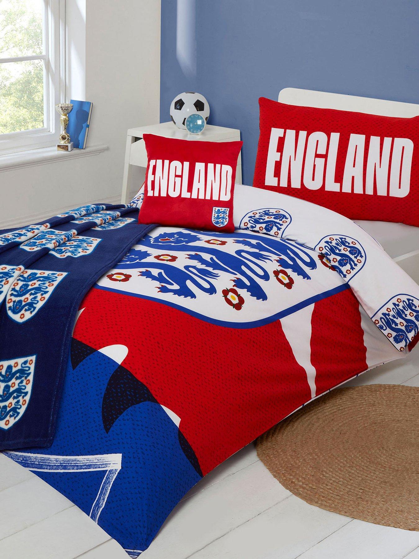 England Be Bold 35X35Cm Square Cushion Velboa