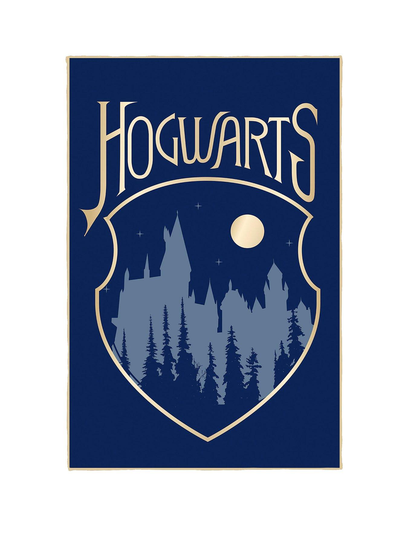Image 1 of 1 of Harry Potter Hogwarts Coral Panel Blanket 100X150Cm