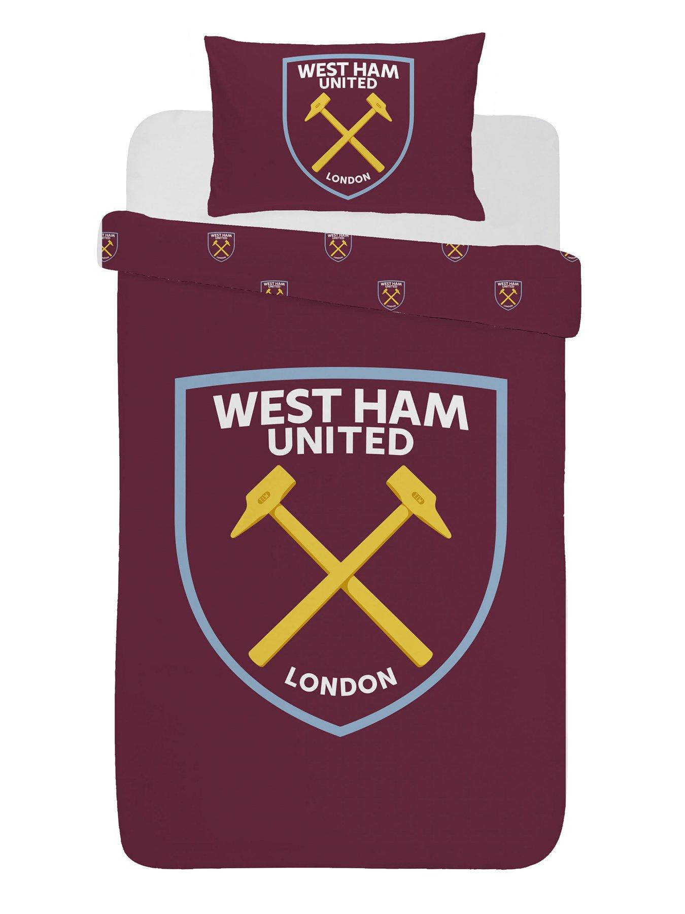 Image 1 of 4 of West Ham United West Ham Core Crest Panel Duvet Set