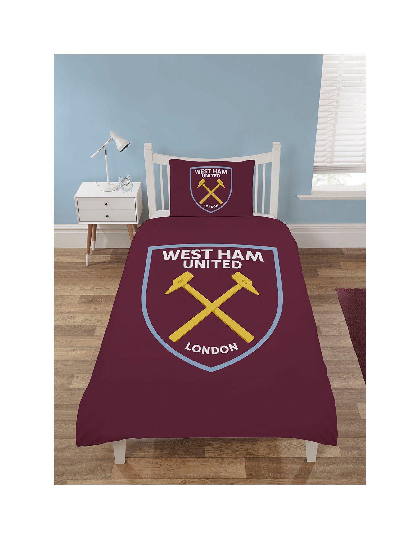 Image 2 of 4 of West Ham United West Ham Core Crest Panel Duvet Set
