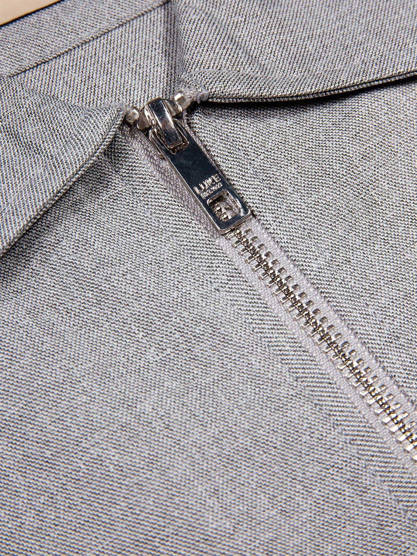 image of luke-1977-emery-smart-woven-zip-through-jacket-light-grey