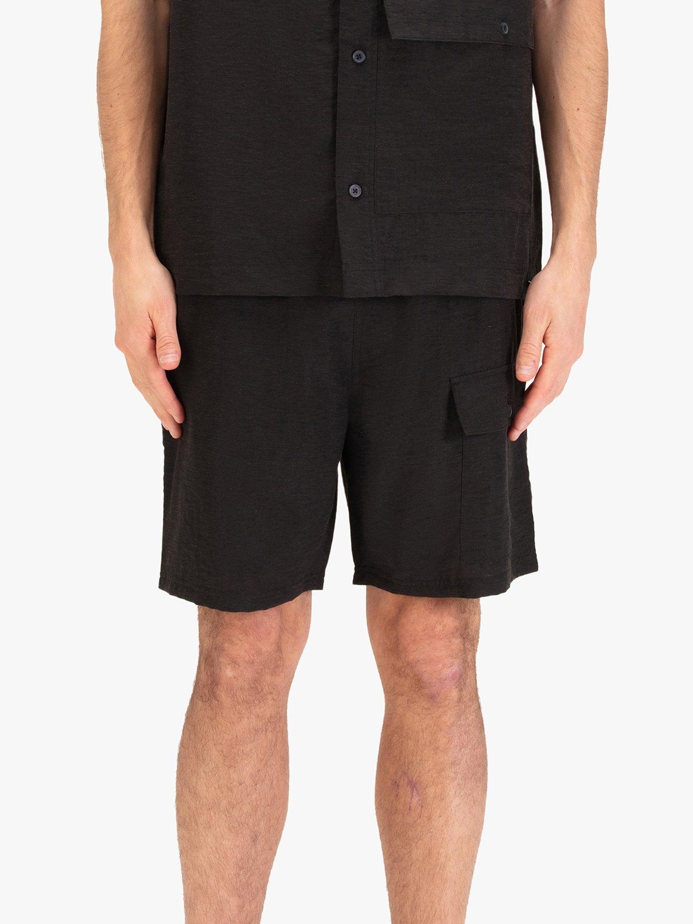 Luke 1977 Kaho Linen Shorts - Black