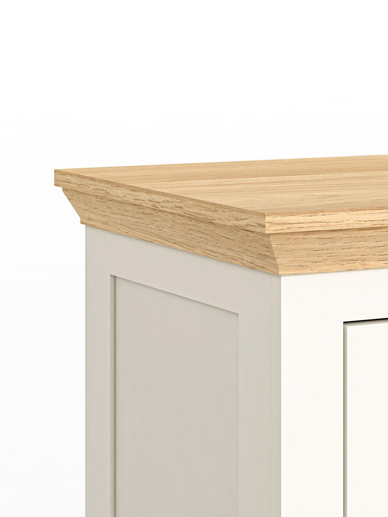 Image 7 of 7 of The Very Collection Hanna 3&nbsp;+ 2 Drawer Chest - Grey, Cream
